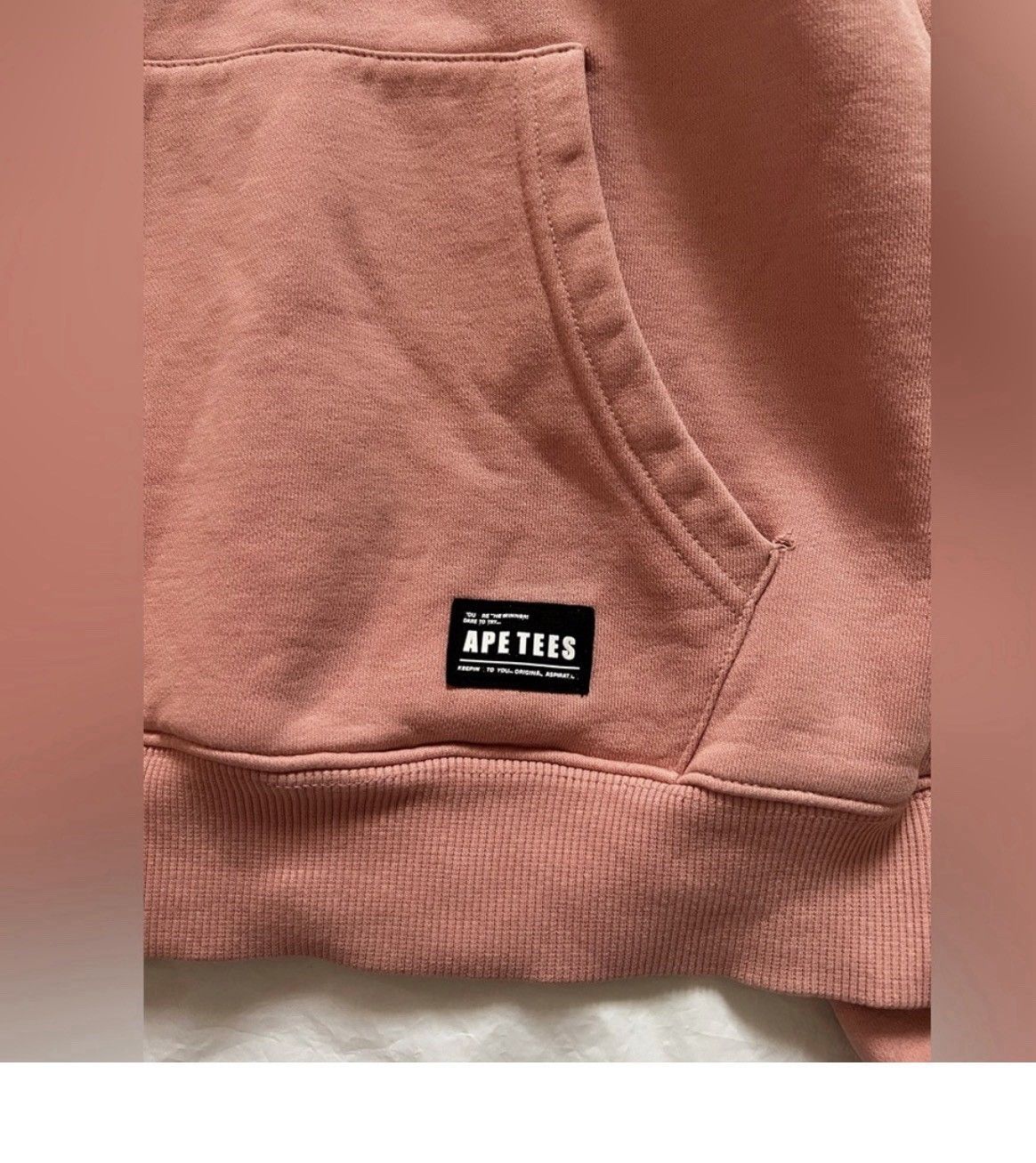 Other Ape Tees By Jim Design Shark Mouth Hoodie Pink Mens M Size US M / EU 48-50 / 2 - 8 Thumbnail