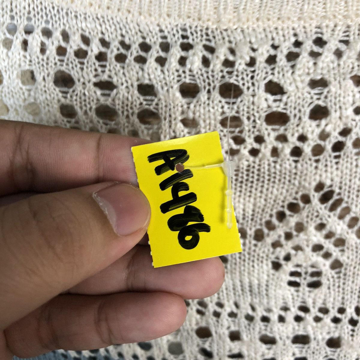 Japanese Brand Japan vintage crochet meshnet Cardigan Knitwear #A1486 Size M / US 6-8 / IT 42-44 - 10 Thumbnail