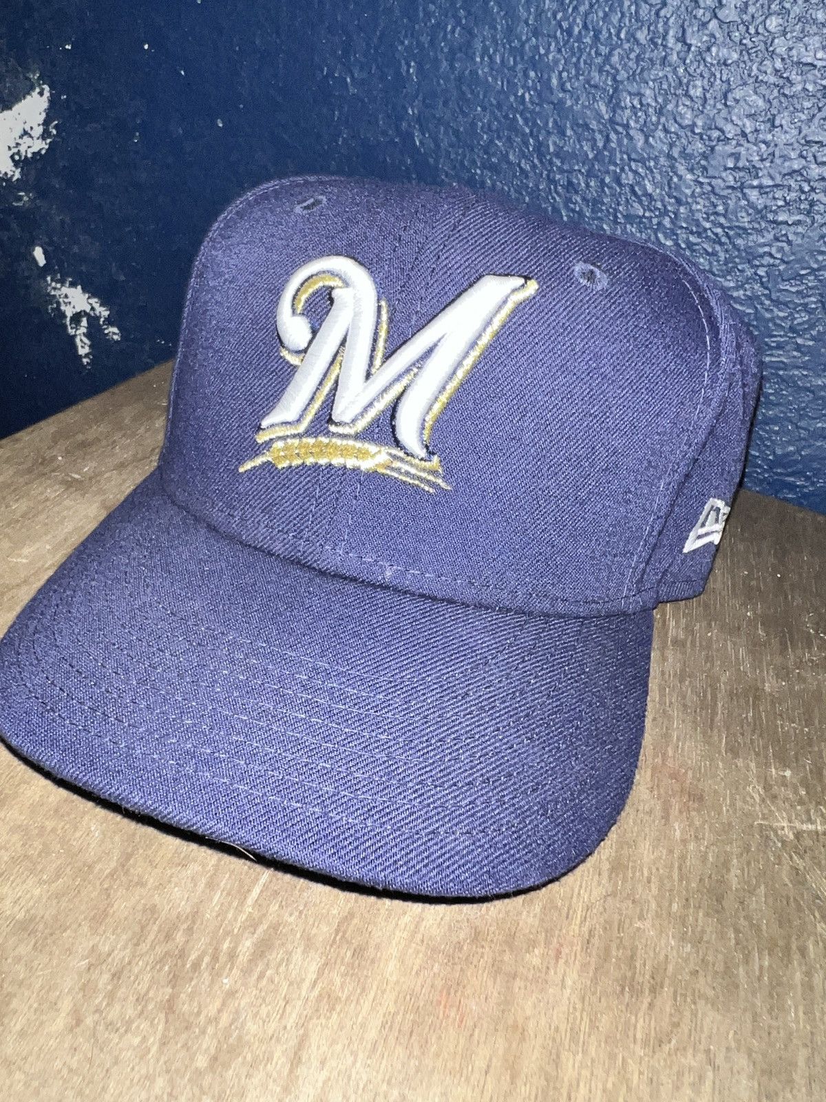 New Era Milwaukee Brewers fitted size 7 1/4 Size ONE SIZE - 1 Thumbnail