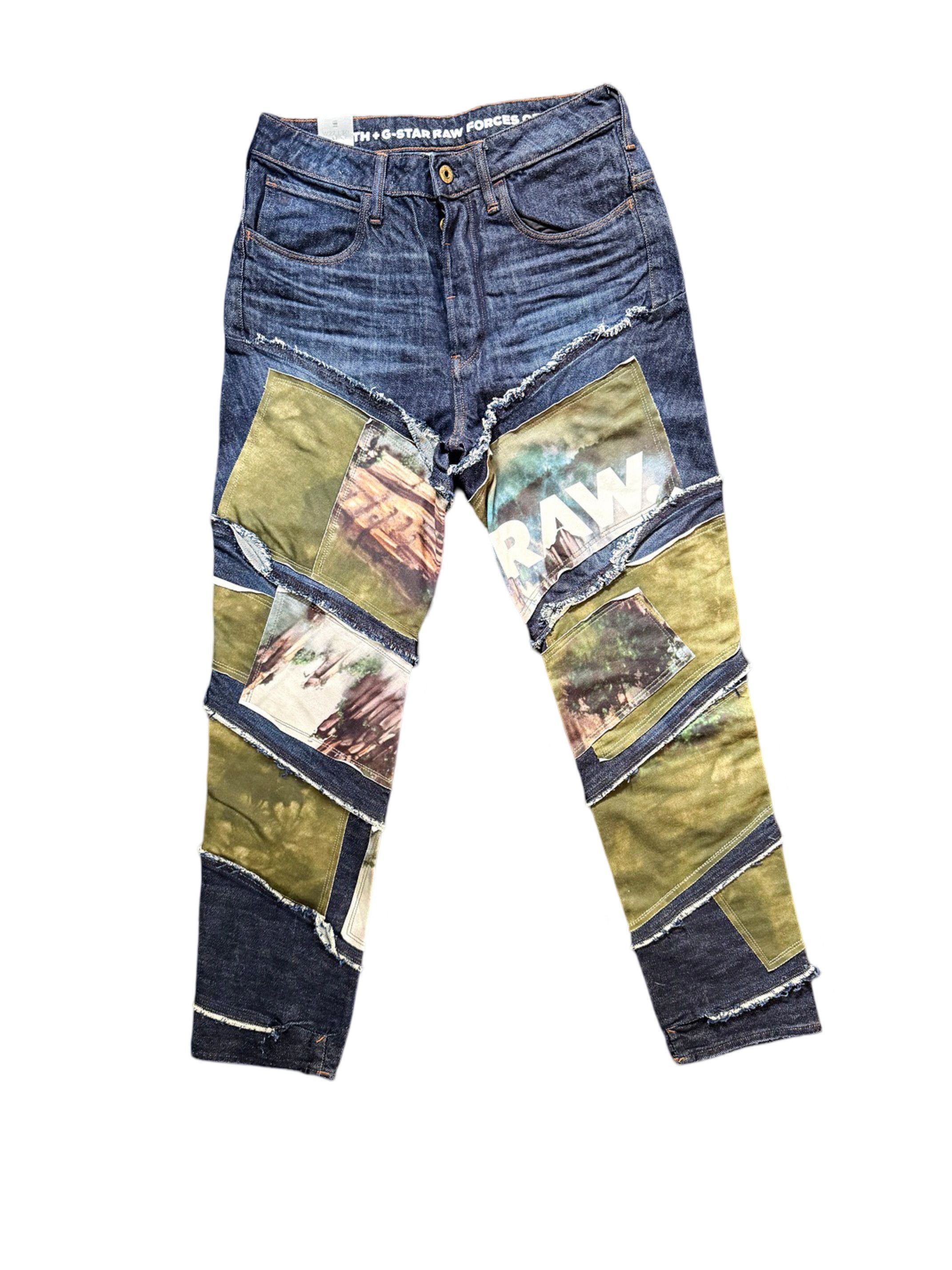 G-STAR RAW/ジェイデンスミスSpiraq RFTP3Dテーパードデニム Spiraq」3Dルーズ【自宅で試着、返品送料無料】(28 中濃色): ボトムス