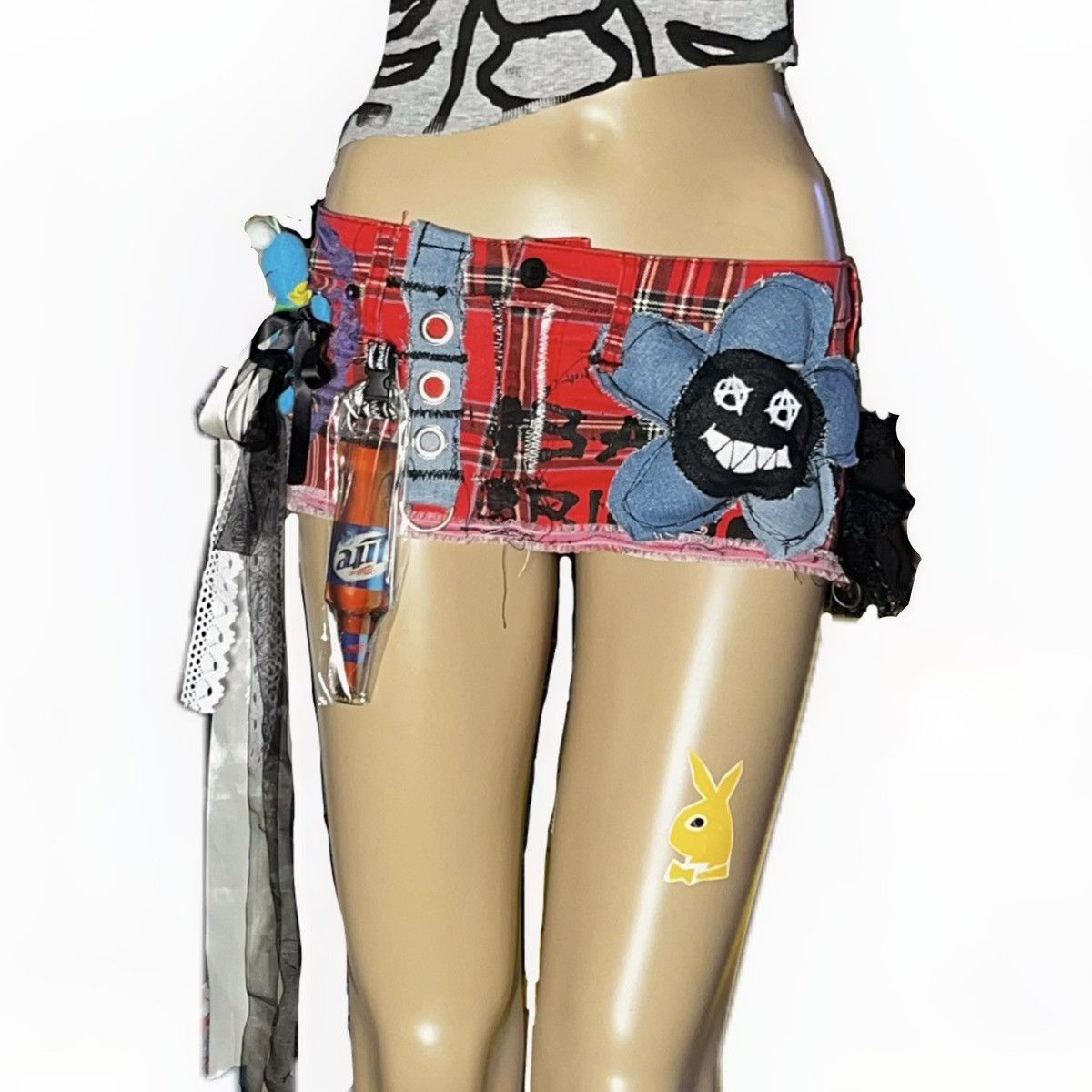 Japanese Brand Basedbich mini skirt Size 25" / US 0 / IT 36 - 1 Thumbnail