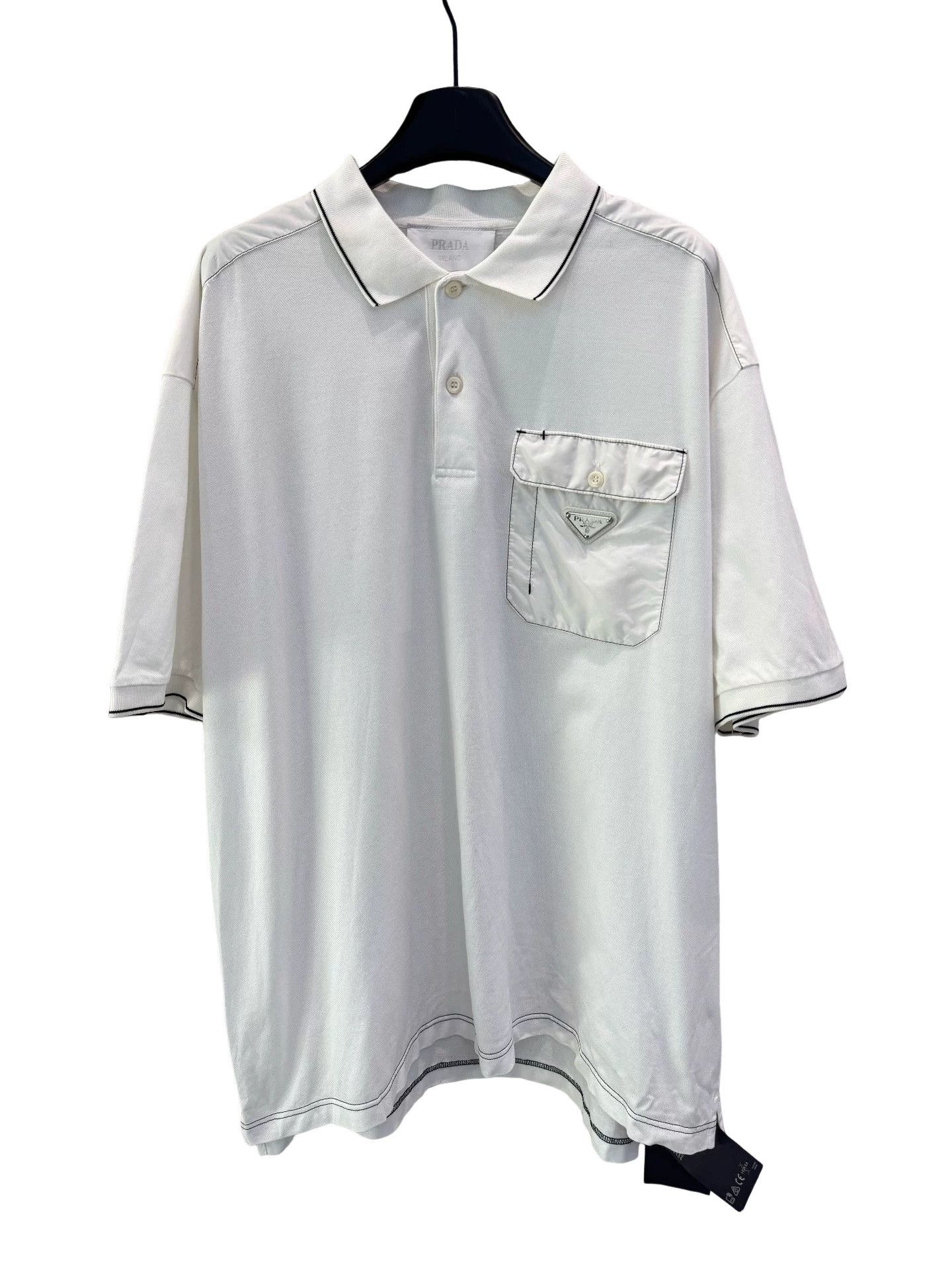 Prada Prada Logo Patch Polo Shirt Size M Size US M / EU 48-50 / 2 - 1 Thumbnail
