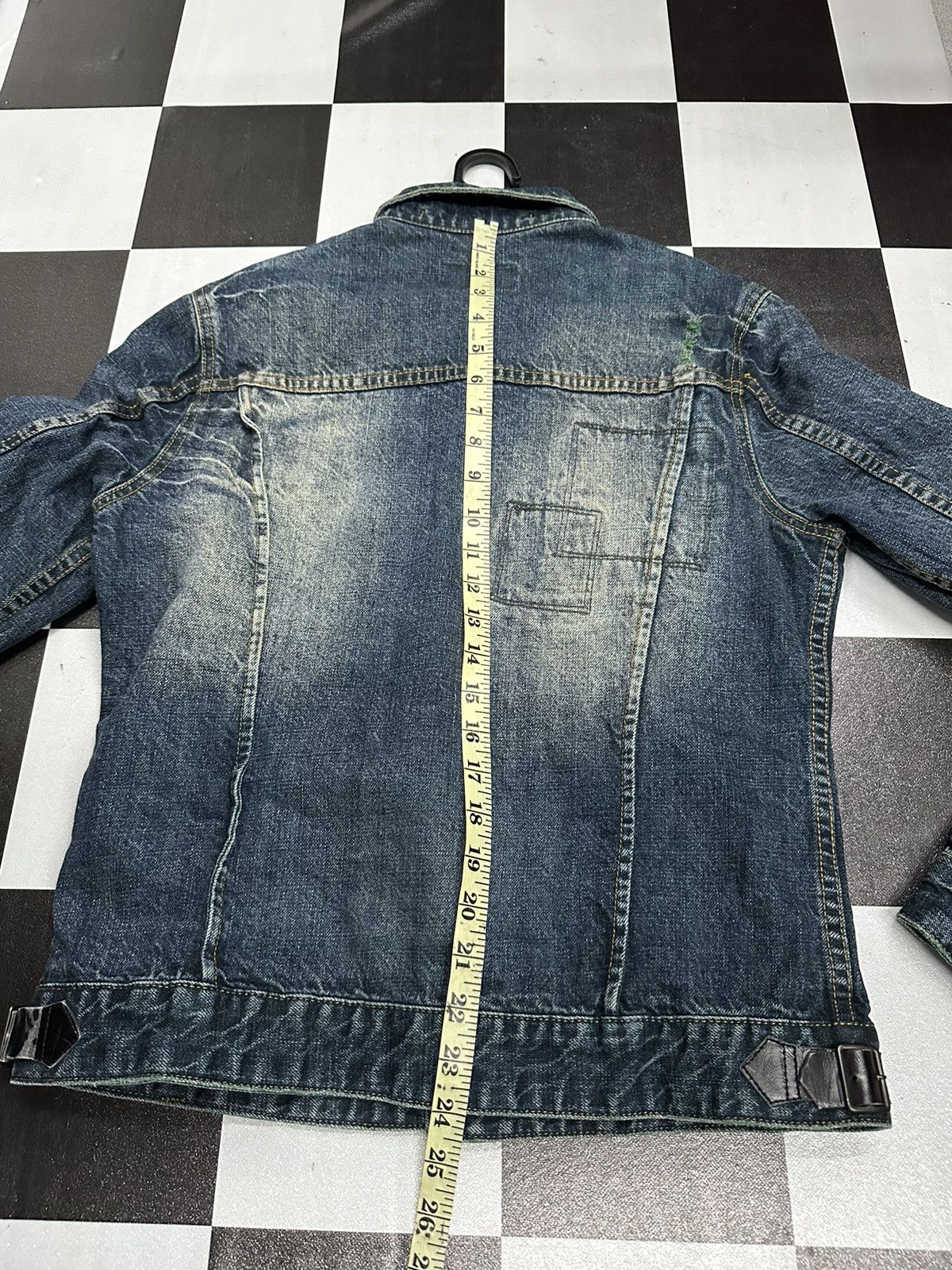 Japanese Brand VTG PPFM Distress Punk Denim Jacket Size US M / EU 48-50 / 2 - 13 Thumbnail