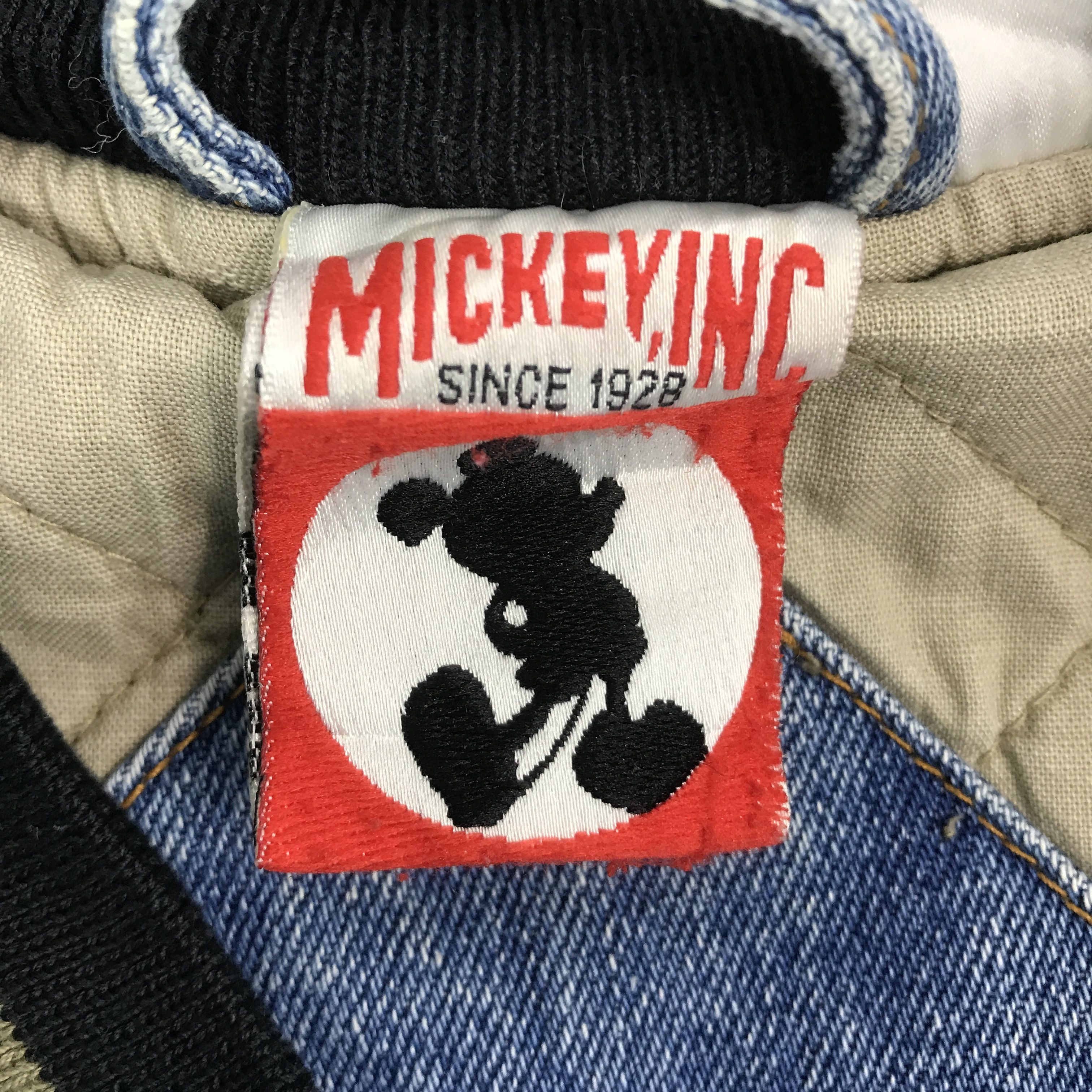 Japanese Brand × Mickey Mouse MICKEY MOUSE DESIGN COTTON VARSITY SNAP BUTTON JACKET Size US L / EU 52-54 / 3 - 12 Thumbnail