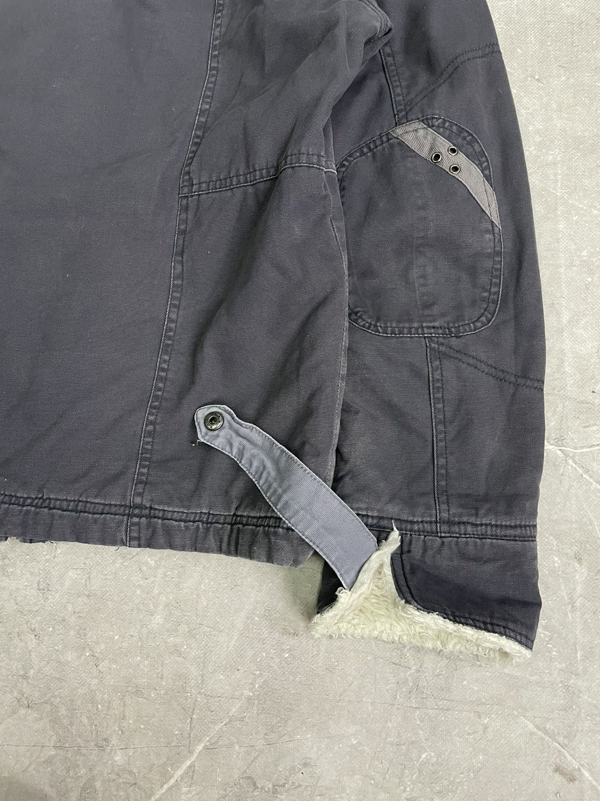 Hysteric Glamour Canvas y2k fur jacket vintage cropped military style Size US M / EU 48-50 / 2 - 13 Thumbnail