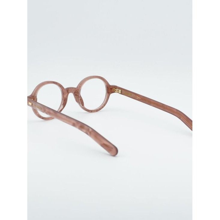Valentino Valentino VLX-185E Eyeglasses Pink with Stones 43mm Round Size ONE SIZE - 3 Thumbnail