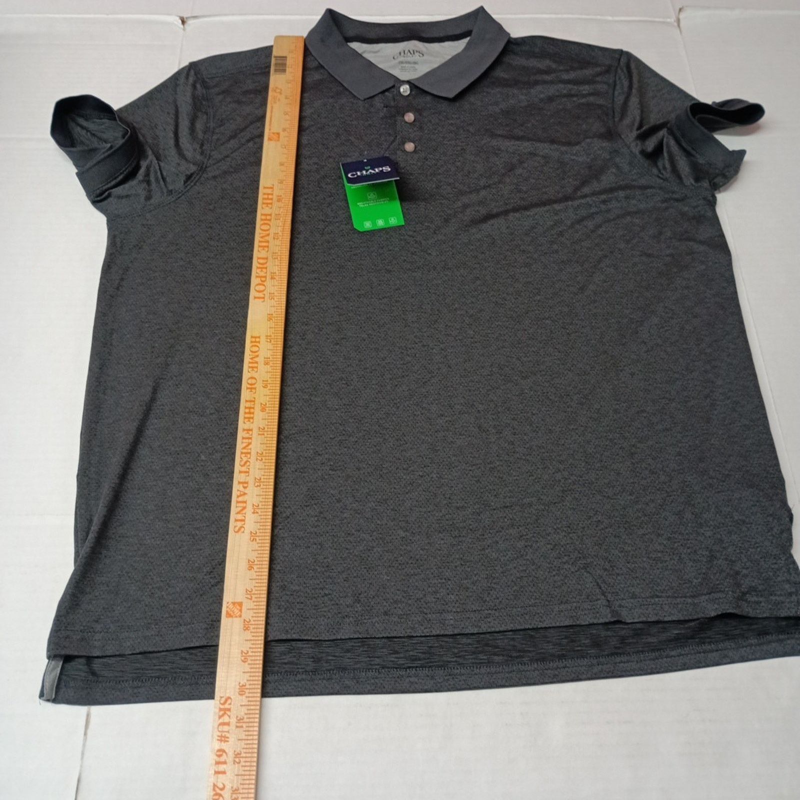 Chaps Chaps Golf Core Polo Shirt Men's 2XL Black 4-Way Stretch Size US XXL / EU 58 / 5 - 6 Thumbnail