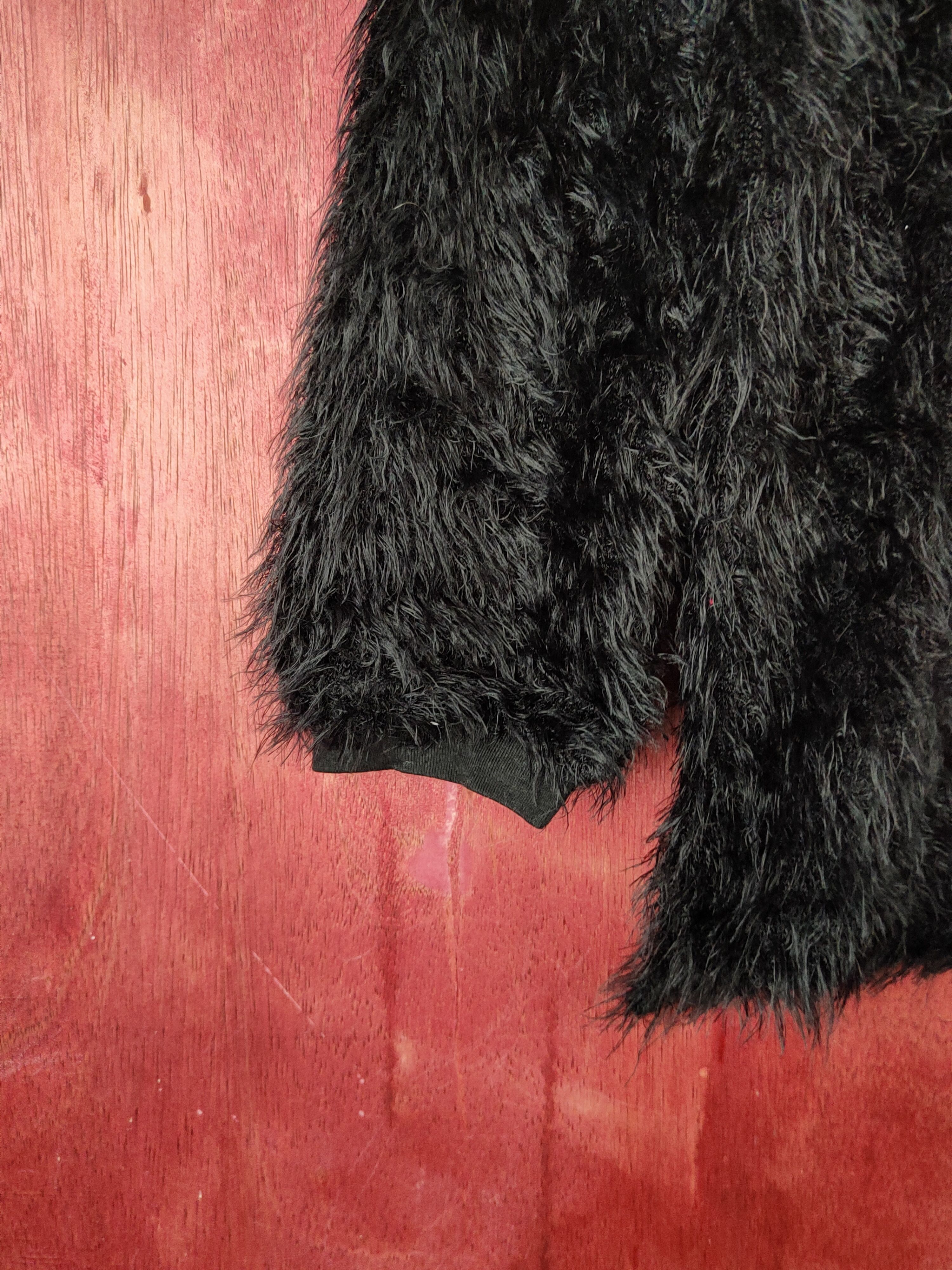 Homespun Knitwear × Japanese Brand × Vintage Rna.Inc Black Shag Shaggy Fur Mohair Knitwear #S2183 Size M / US 6-8 / IT 42-44 - 5 Thumbnail