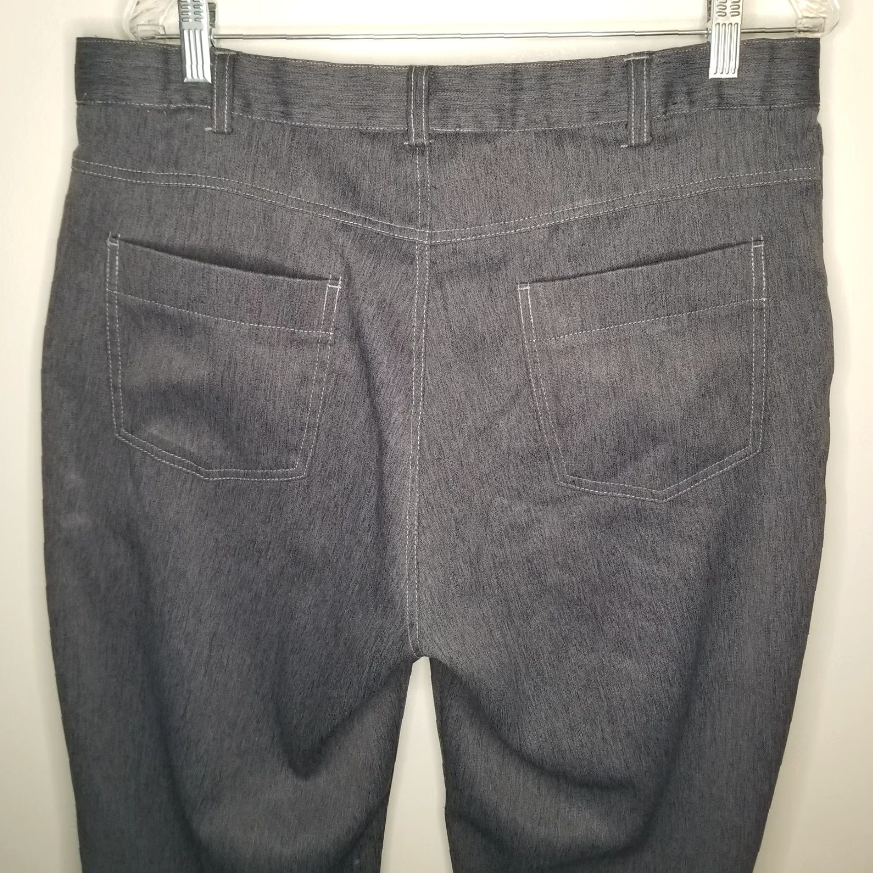 Haband Habands Fit Forever Men’s Chino Pants Gray 36x29, Regular, Waist 36 Inseam 29, Men’s Pants Size US 36 / EU 52 - 6 Thumbnail