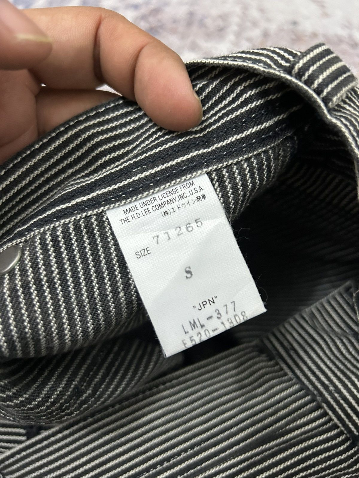 Lee Lee Union Made Japan Stripe Wide Leg Pants Size US 29 - 14 Thumbnail