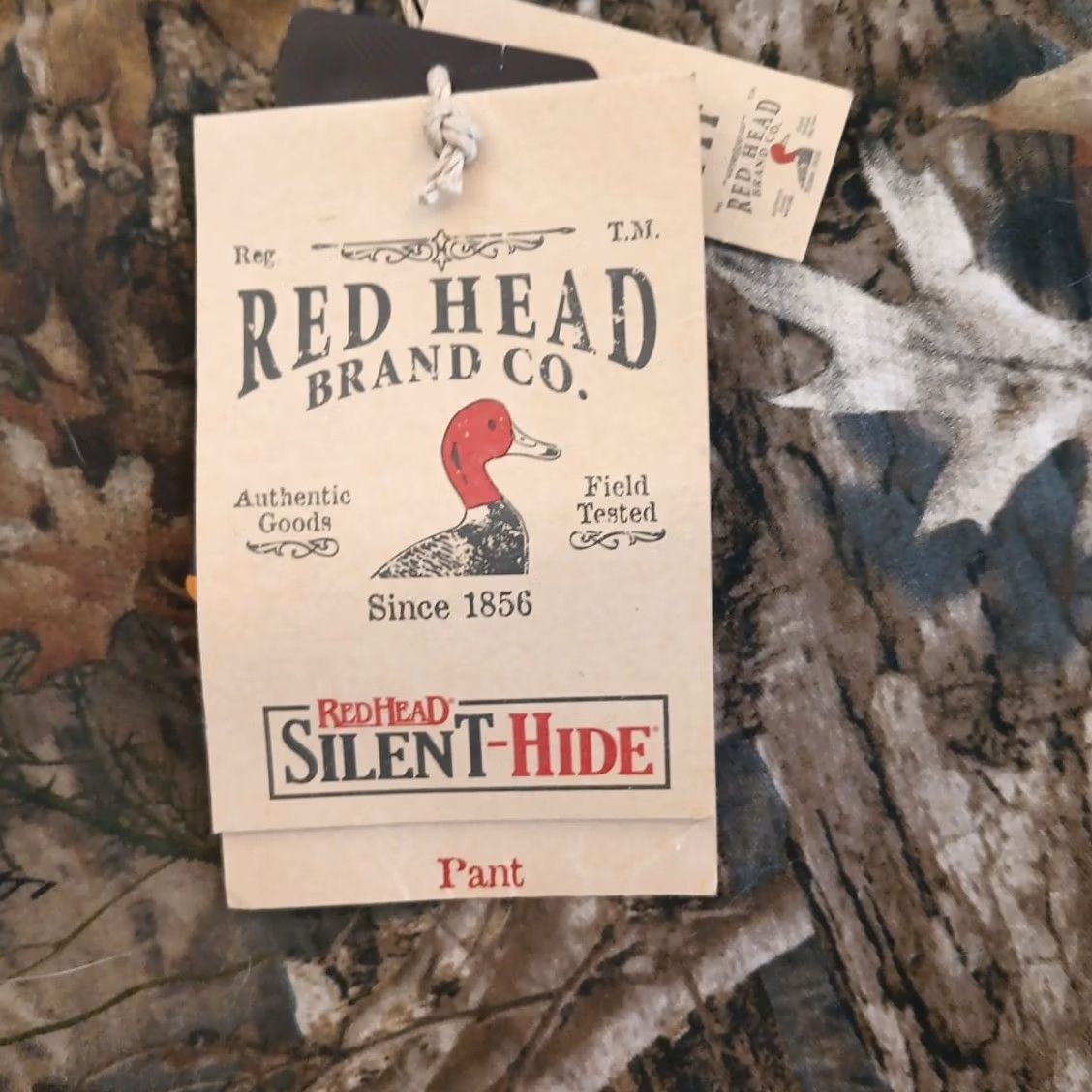 Vintage Red Head Cargo Pants Mens 3XL Camouflage 44x31 Green Cotton Blend Pockets Straight Flat Front Vintage No Size US 39 - 3 Thumbnail