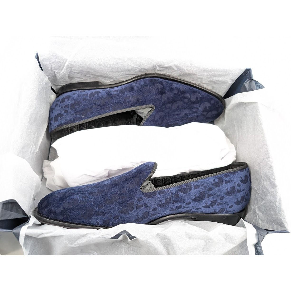 Dior o1rshd1 Loafers M-Timeless Slippers in Royal Blue Size US 11 / EU 44 - 22 Thumbnail