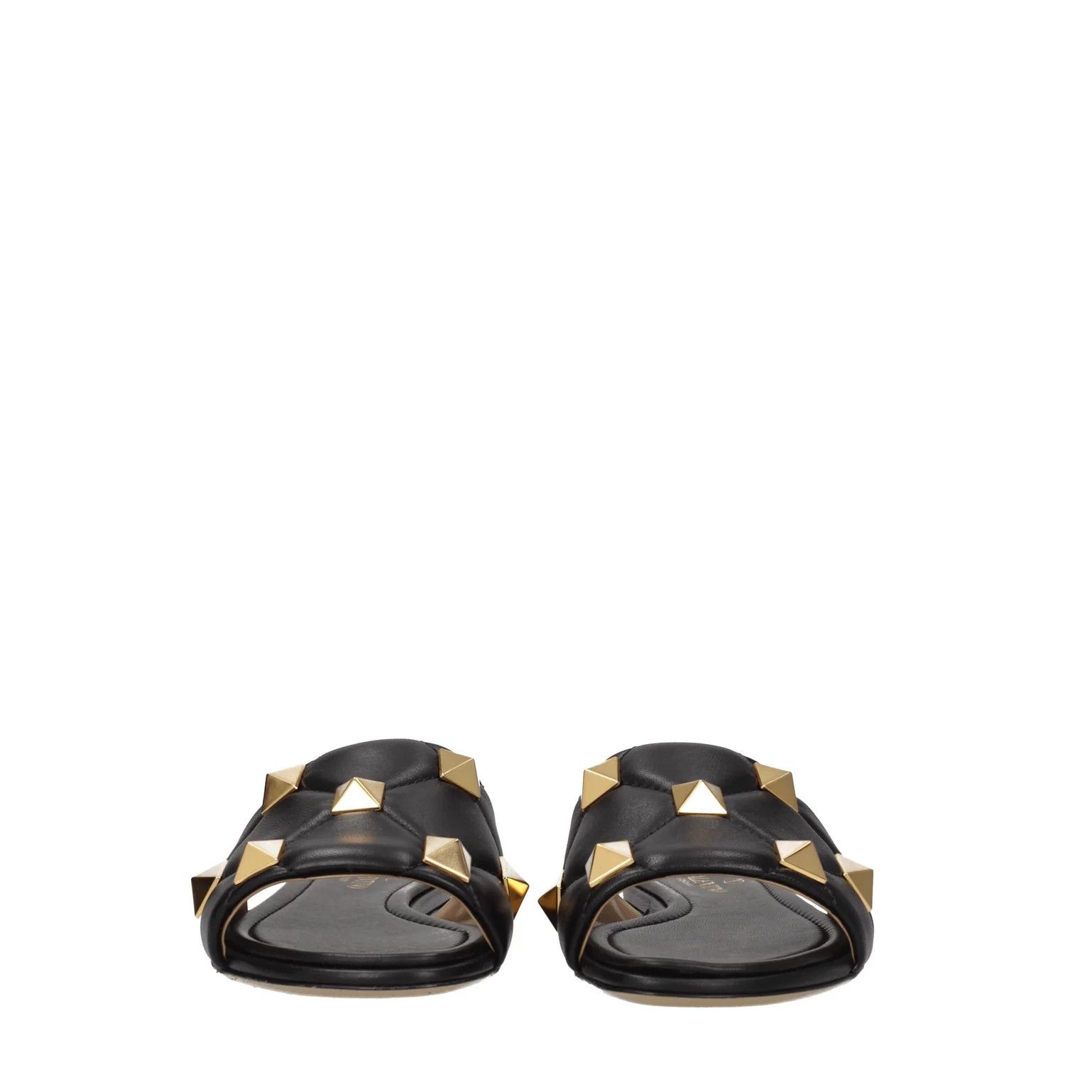 Valentino ob1o1e1224 Leather Slippers in Black Size US 6.5 / IT 36.5 - 3 Thumbnail
