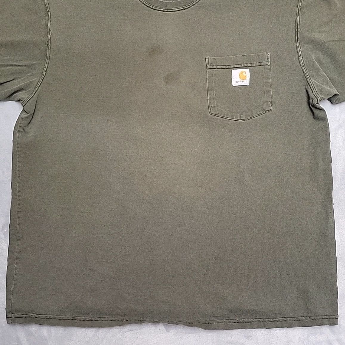 Carhartt Carhartt Shirt Mens Large Green Short Sleeve 100% Cotton Work Pocket TEE Size US L / EU 52-54 / 3 - 2 Thumbnail