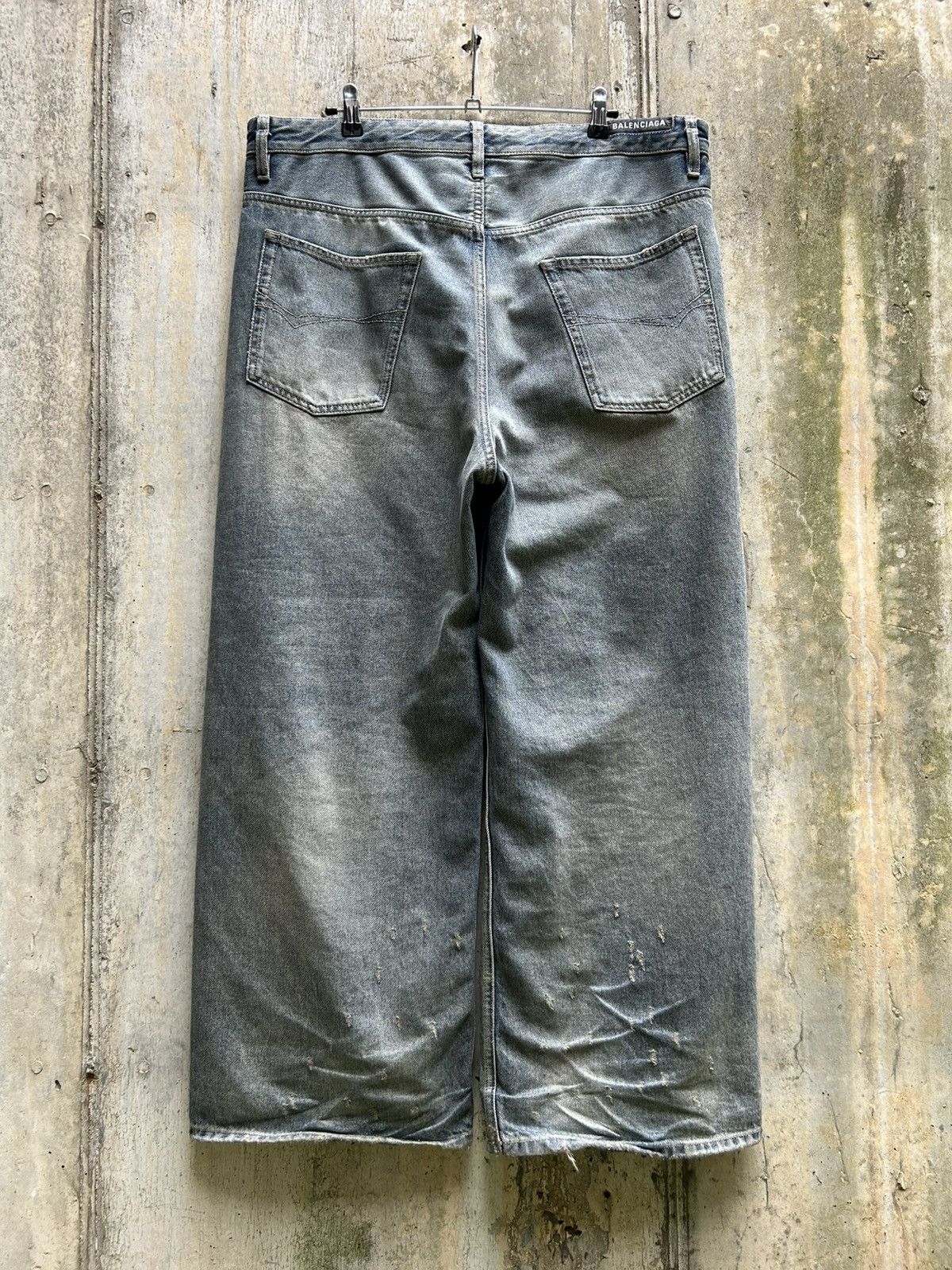 Balenciaga Balenciaga Summer 24 Oversized Drawstring Denim Size US 34 / EU 50 - 6 Thumbnail