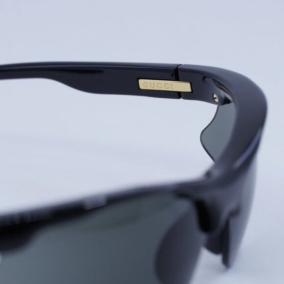 Gucci 🕶️ New Gucci GG1774S 006 Sunglasses - Shiny Black Frame Size ONE SIZE - 7 Thumbnail