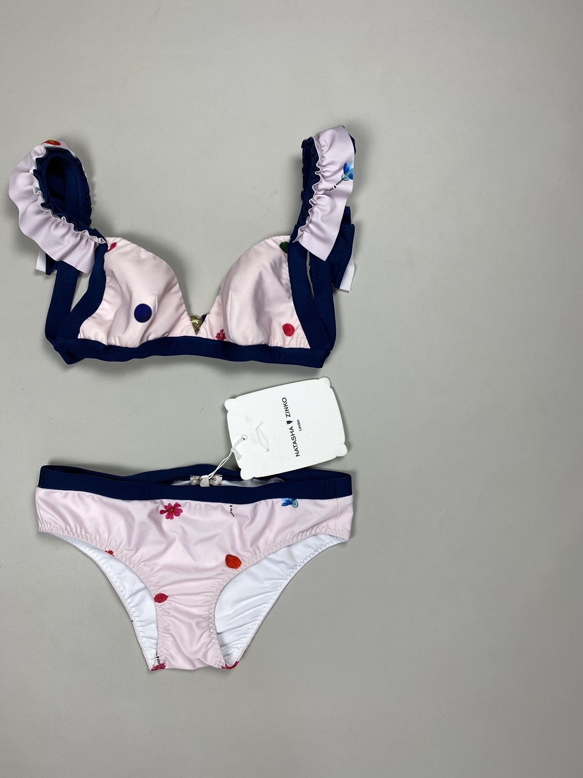 Designer × Natasha Zinko BNWT! Natasha Zinko neoprene bikini 2 piece swim suit Size XS / US 0-2 / IT 36-38 - 4 Thumbnail