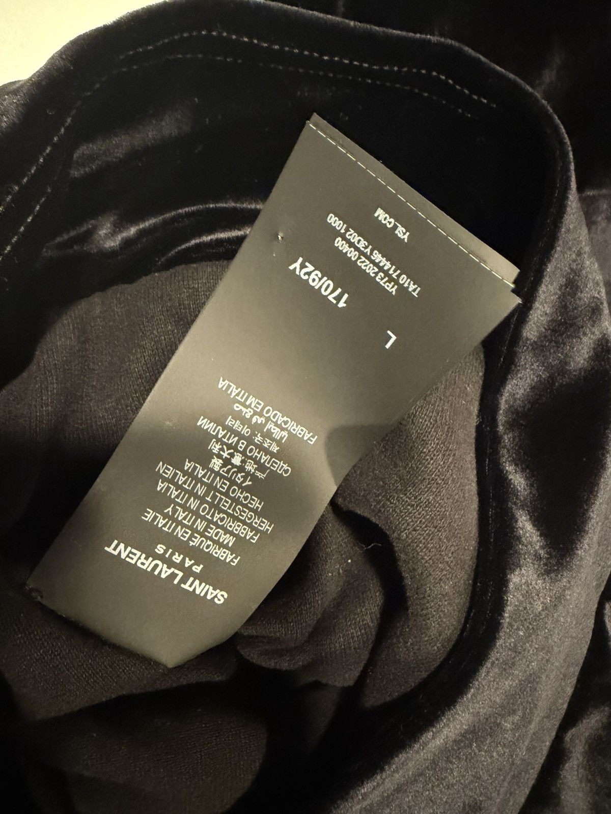 Saint Laurent Paris Saint laurent womens velvet turtleneck. L. $1390 Size L / US 10 / IT 46 - 10 Thumbnail