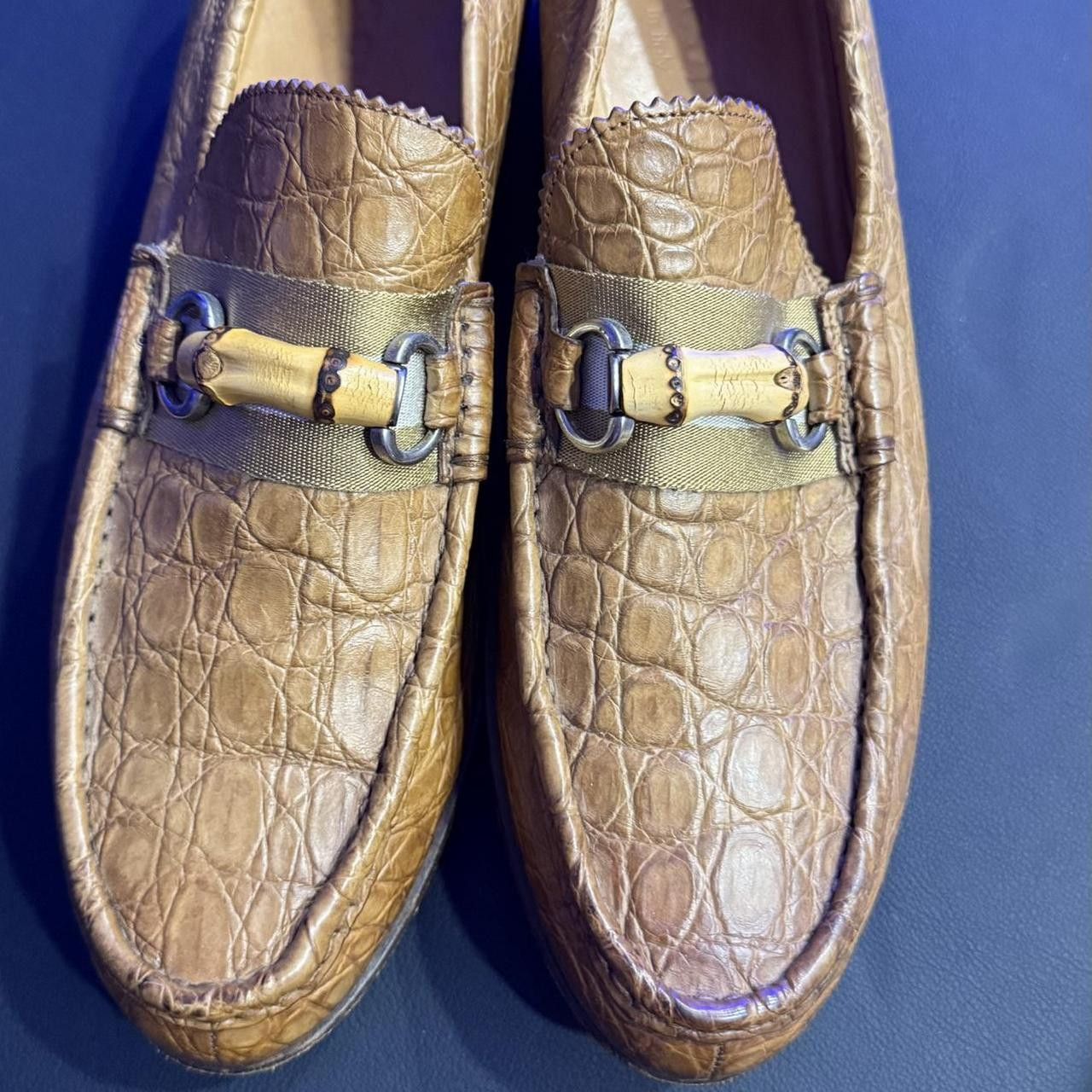 Gucci × Tom Ford Gucci Horsebit Loafers Brown 9.5 D Slip Ons 