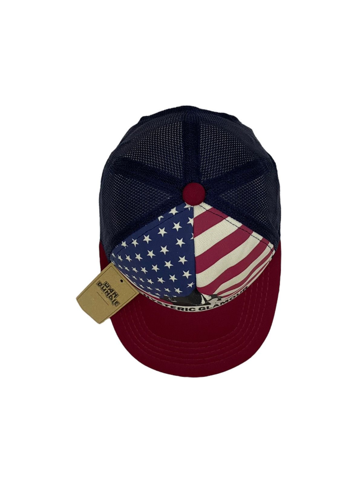 Hysteric Glamour Hysteric Glamour USA Flag Naked Woman Trucker Cap Size ONE SIZE - 5 Thumbnail