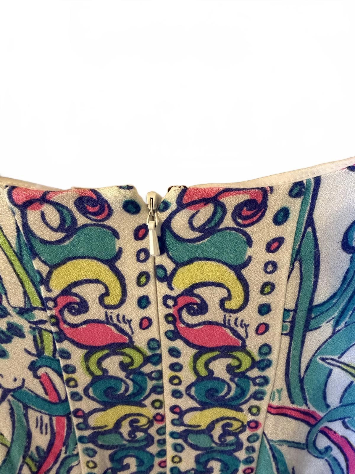 Other Lilly Pulitzer Women's multi Dress cod0011 Size XS / US 0-2 / IT 36-38 - 3 Thumbnail