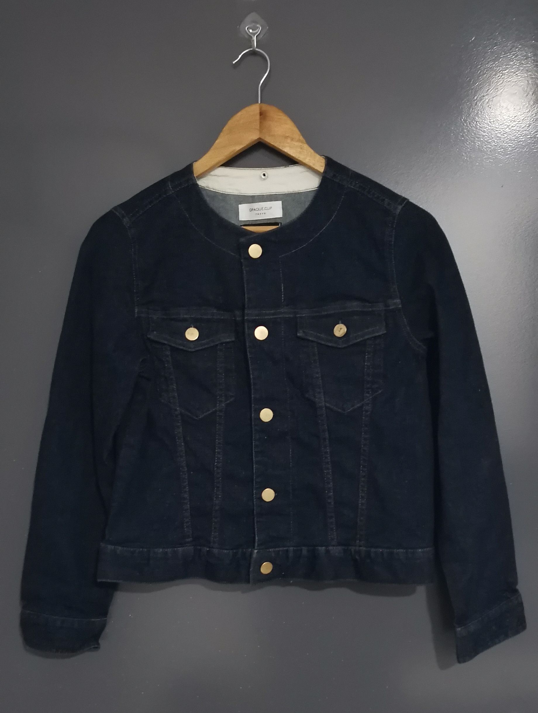 Japanese Brand Opaque dot clip denim jacket Size M / US 6-8 / IT 42-44 - 1 Thumbnail