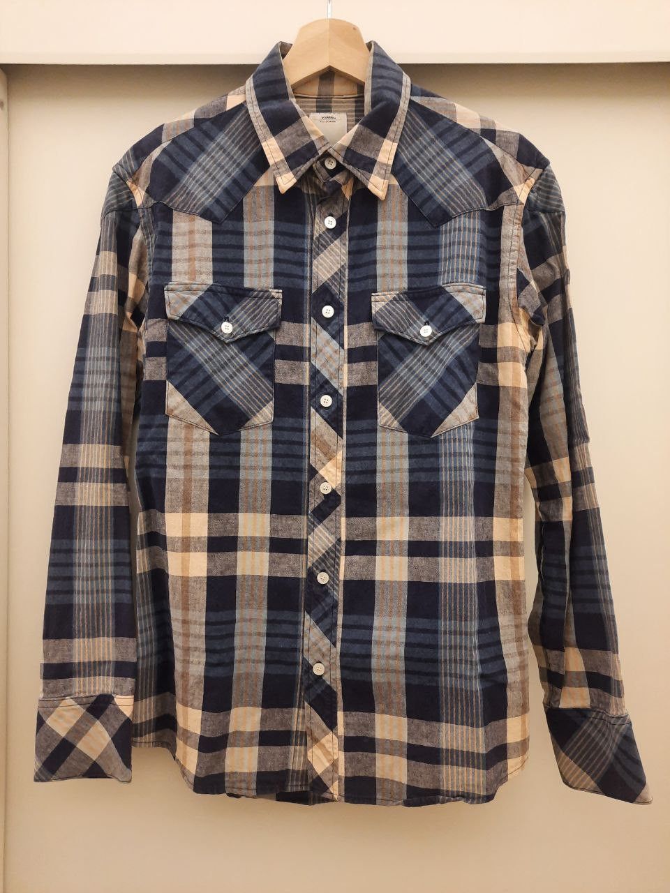 Visvim Four Corners Plaid Checkered Shirt Size US S / EU 44-46 / 1 - 1 Thumbnail