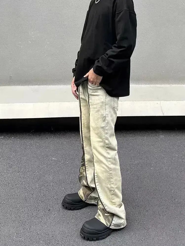 Japanese Brand distressed faded ripped damaged jeans Size US 32 / EU 48 - 3 Thumbnail