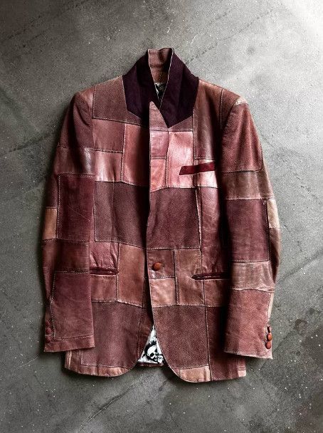 Number (N)ine Number (N)ine 2001SS Runway Cowhide Panelled Jacket Size 40S - 6 Thumbnail