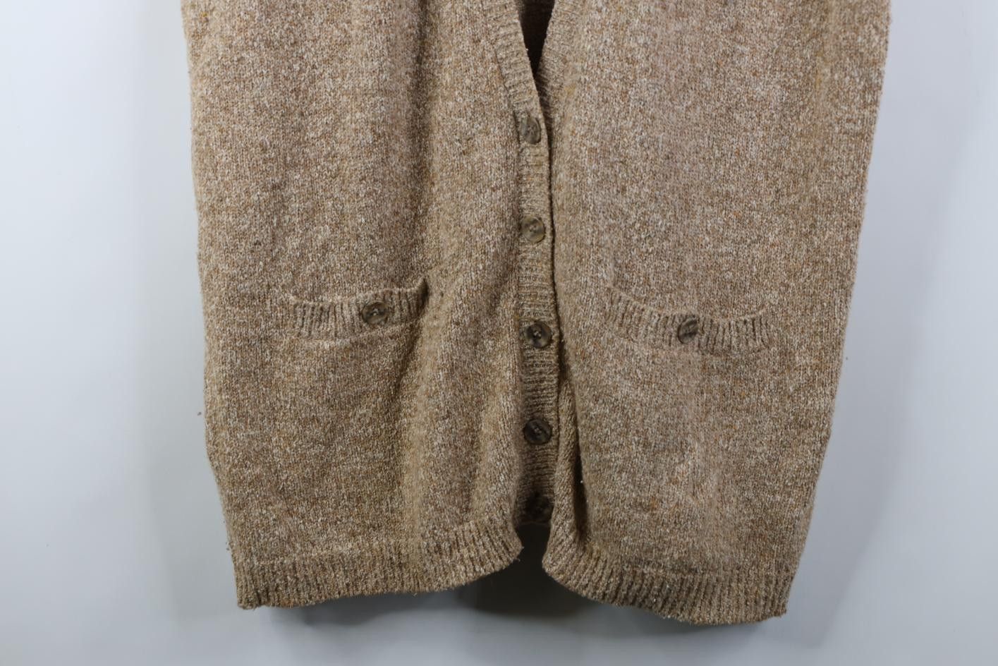 Vintage Vintage 90s Streetwear Wool Blend Knit Cardigan Sweater Vest Size XL / US 12-14 / IT 48-50 - 3 Thumbnail