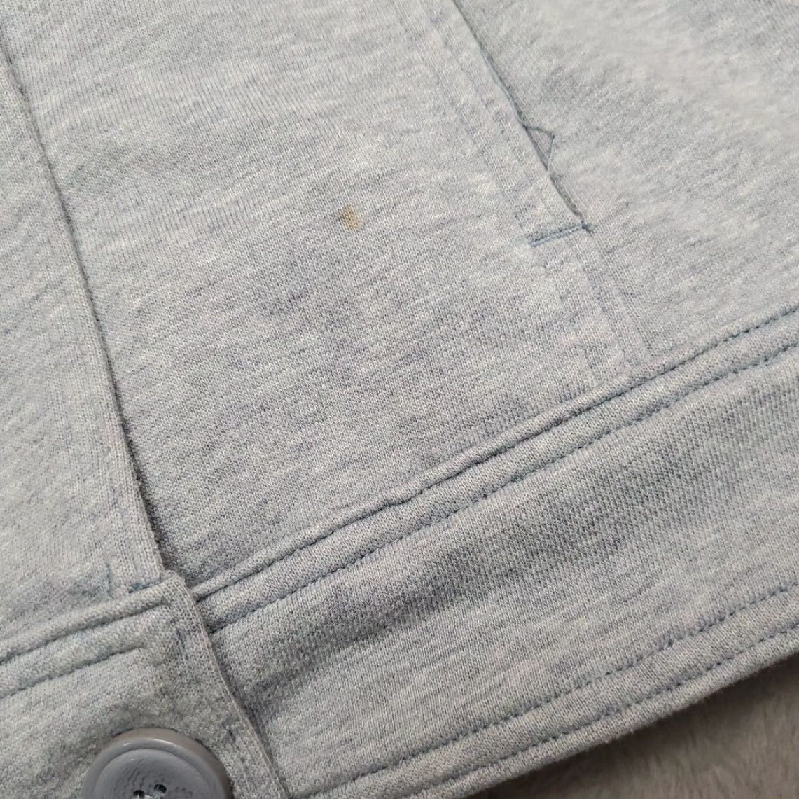Mountain Hardwear VINTAGE Mountain Hardware Jacket Women M Gray Blue Hooded Knit Fleece Outdoor Gorp Size M / US 6-8 / IT 42-44 - 3 Thumbnail