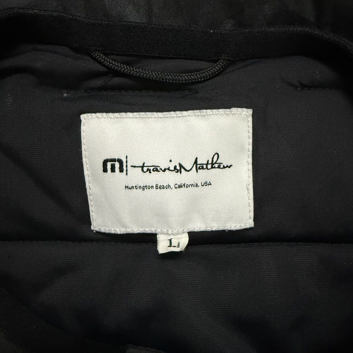 TravisMathew TravisMathew Black Lightweight Down Jacket Size US L / EU 52-54 / 3 - 6 Thumbnail