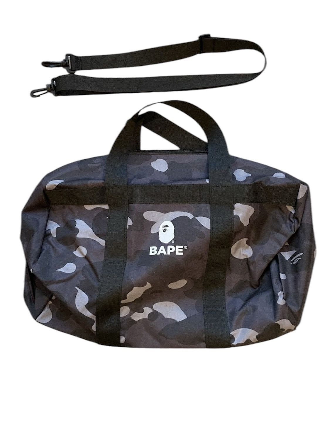 Bape Duffel Bag in Black, Men's