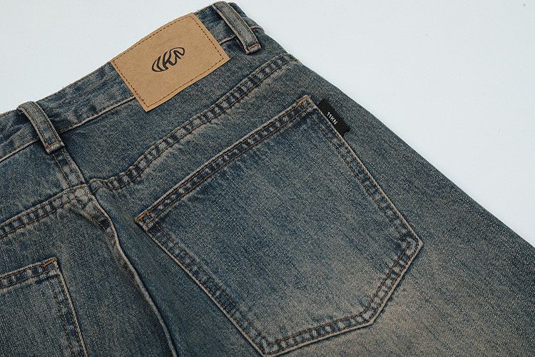 Japanese Brand × Jean Loose straight wide-leg American retro casual jeans Size US 32 / EU 48 - 6 Thumbnail