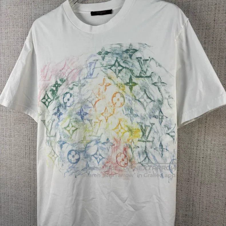 Louis Vuitton Louis Vuitton Full color printed crew neck short sleeves Size US L / EU 52-54 / 3 - 2 Thumbnail