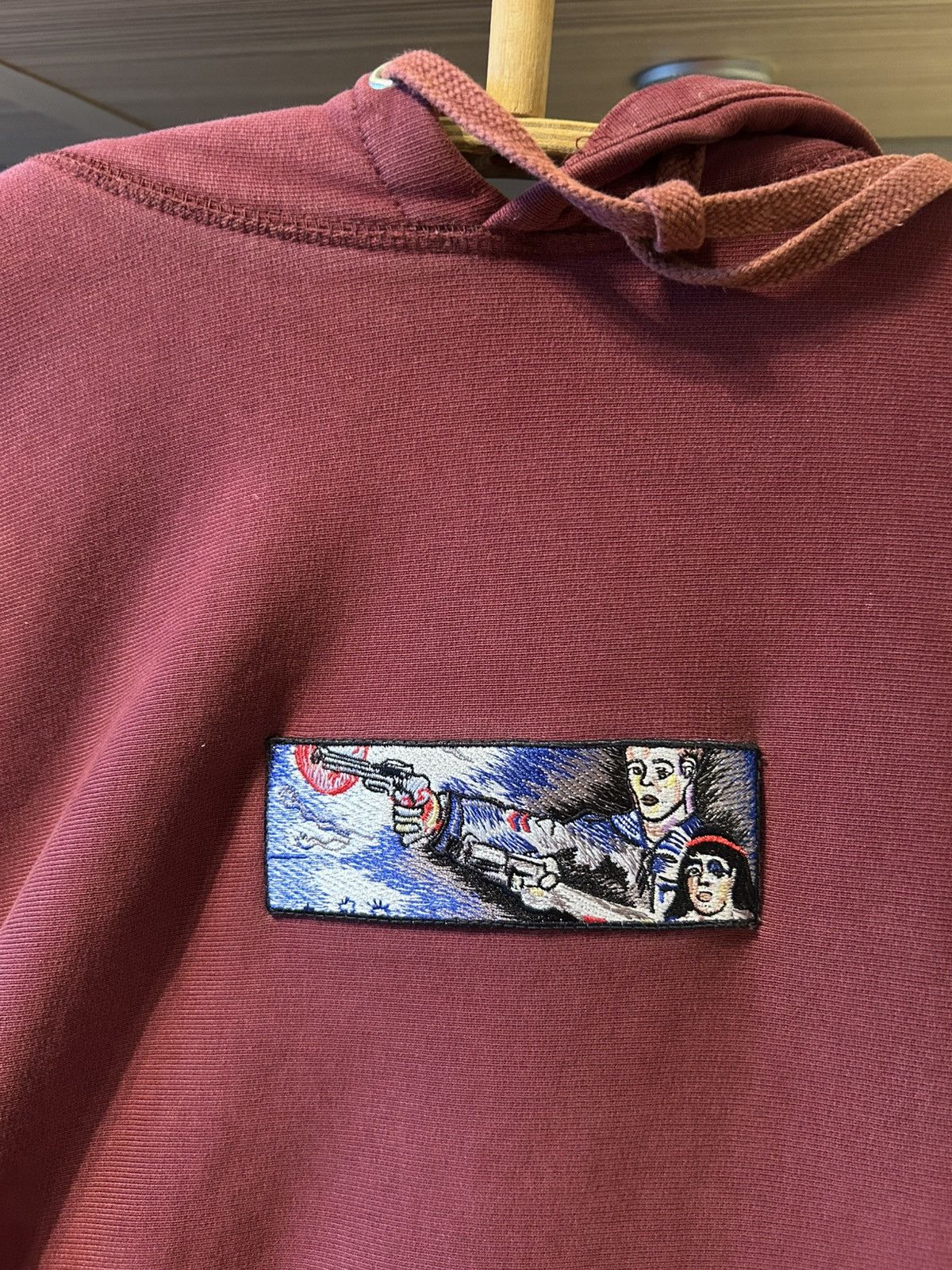 Derschutze Derschutze “Utopia” hoodie burgundy L size Size US L / EU 52-54 / 3 - 2 Thumbnail