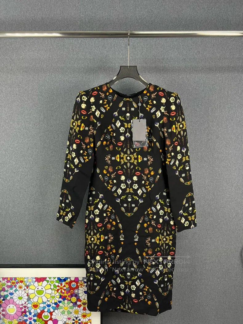 Alexander McQueen Alexander Mcqueen Printed long dress Size XS / US 0-2 / IT 36-38 - 1 Thumbnail