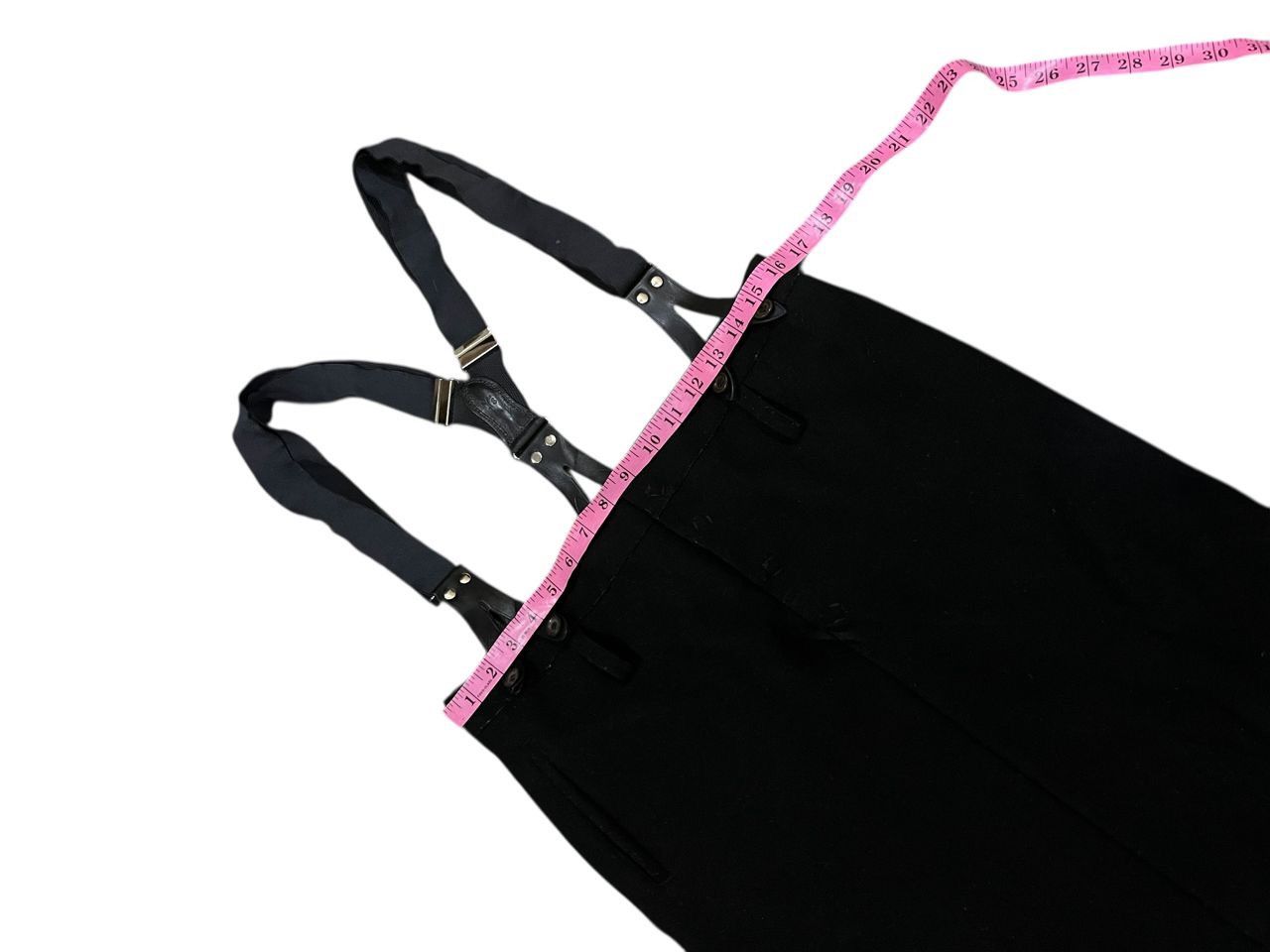 Yohji Yamamoto YOHJI YAMAMOTO WOOL SUSPENDER SKIRT Size 32" / US 10 / IT 46 - 21 Thumbnail