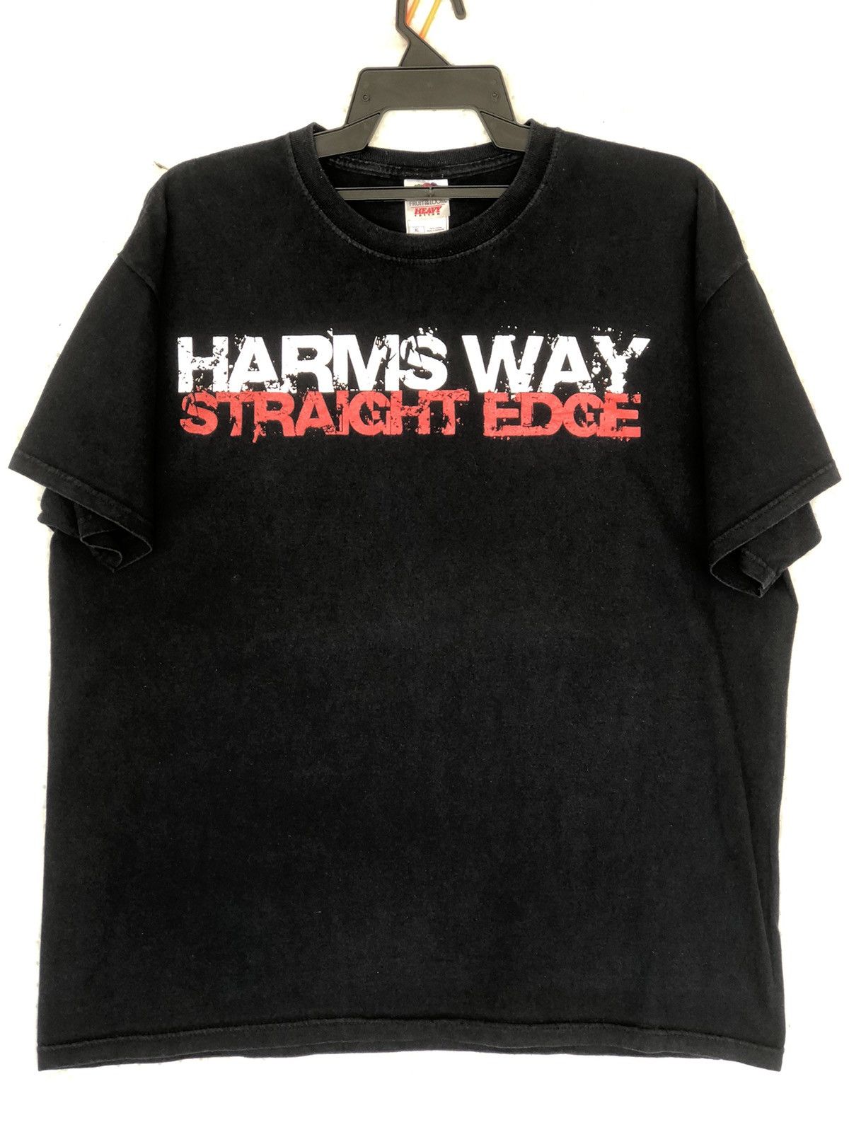 Band Tees Vintage HARMS WAY Straight Edge Hardcore Band Size US XL / EU 56 / 4 - 2 Thumbnail