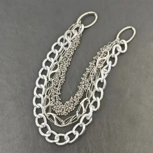 VIBE Heavy-Duty Cuban Link Hip-Hop Pants Chain Size ONE SIZE - 2 Thumbnail