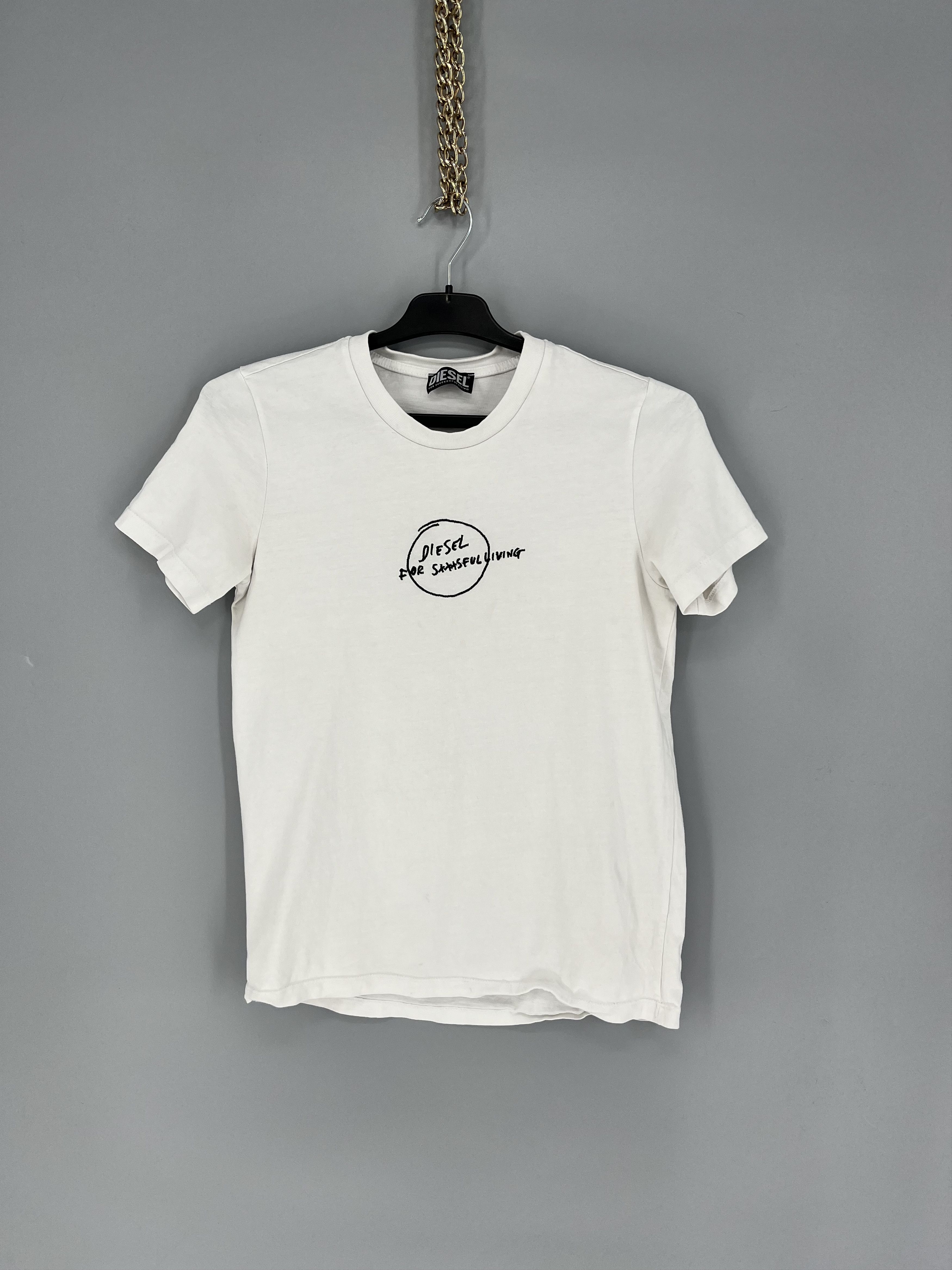 Band Tees × Vintage Vintage Diesel Japanese Y2K Style Tee Casual Streetwear 90s Size US S / EU 44-46 / 1 - 1 Thumbnail