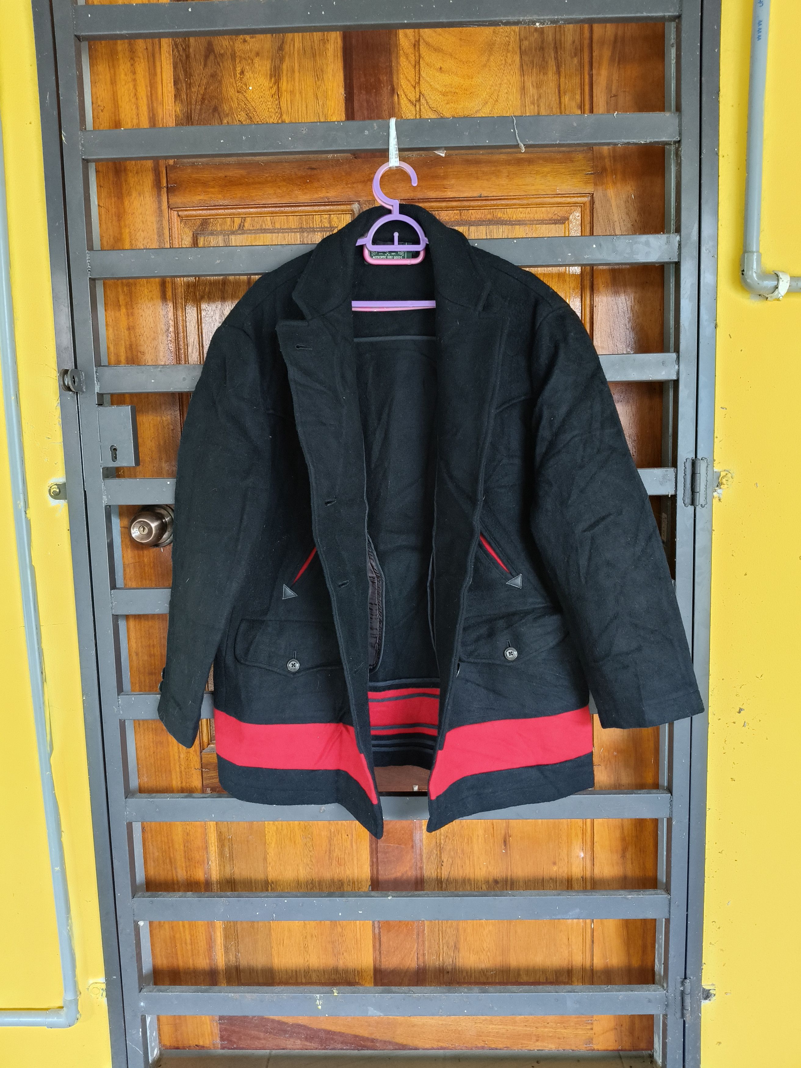 Ralph Lauren Vintage RALPH LAUREN COUNTY Red Line Wool Jacket Size US M / EU 48-50 / 2 - 3 Thumbnail