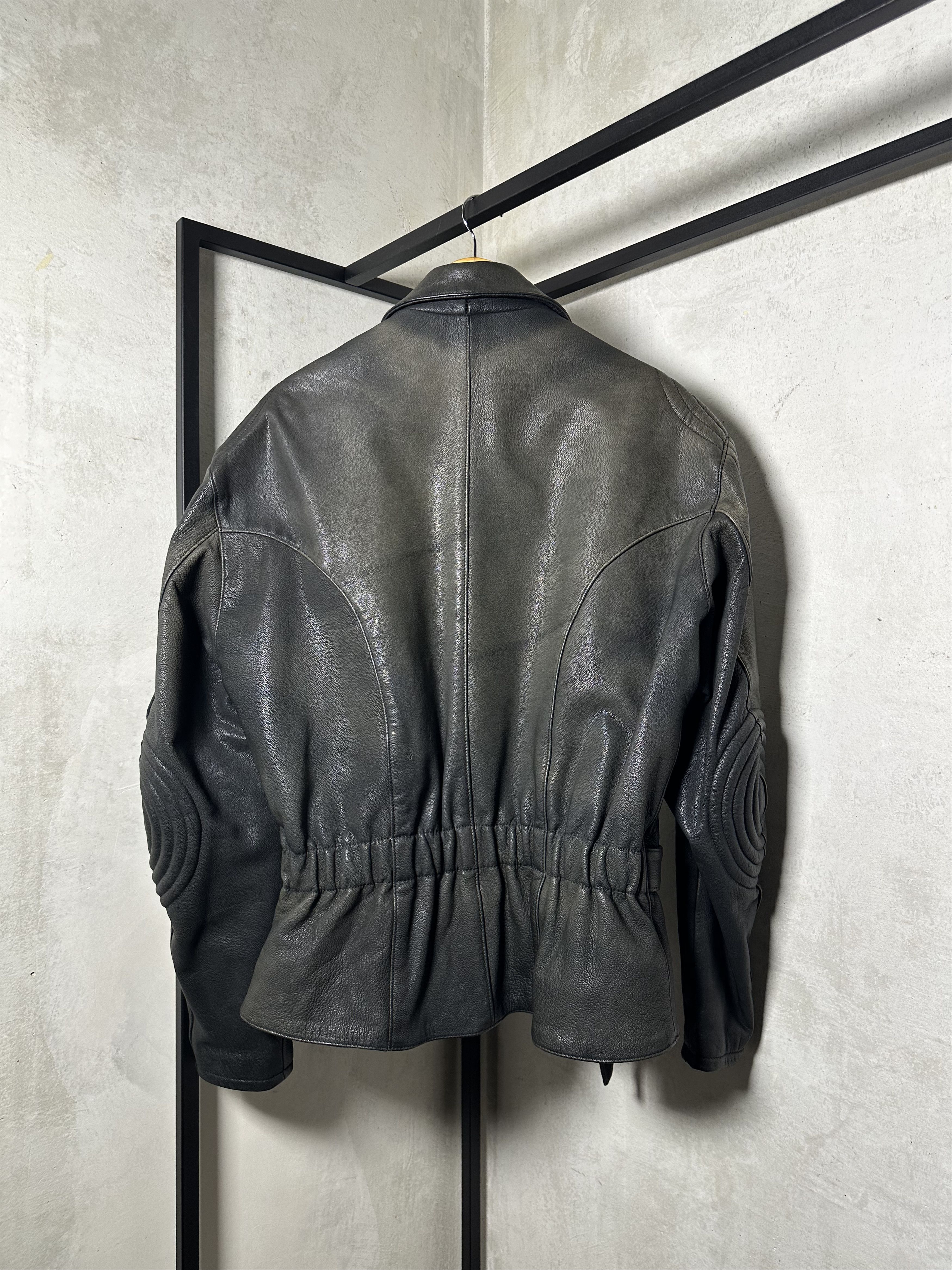 Genuine Leather Genuine Leather Belted Jacket Size US XL / EU 56 / 4 - 6 Thumbnail
