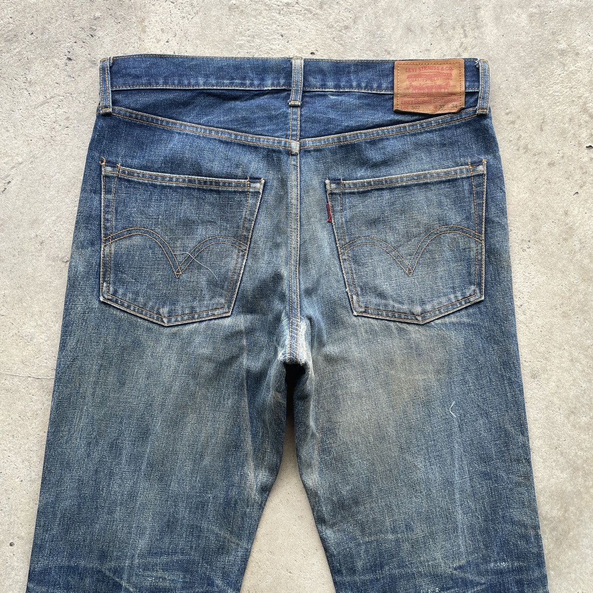Vintage Vintage Levi’s 502 Rusty Jeans Denim Pants Faded W34 Size US 34 / EU 50 - 15 Thumbnail