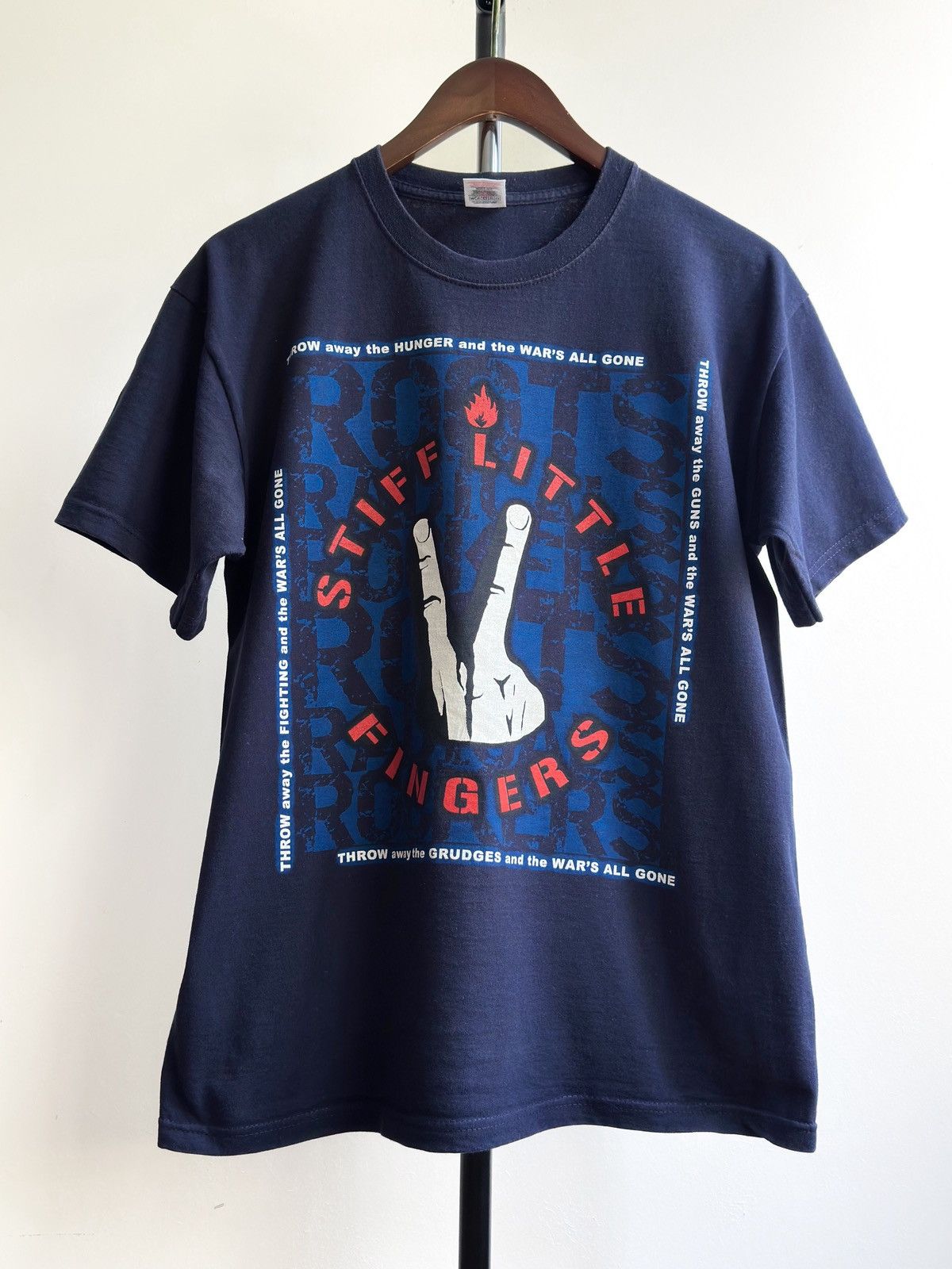 Band Tees Vintage Stiff Little Fingers SLF Band Tour Tee Size US L / EU 52-54 / 3 - 1 Thumbnail