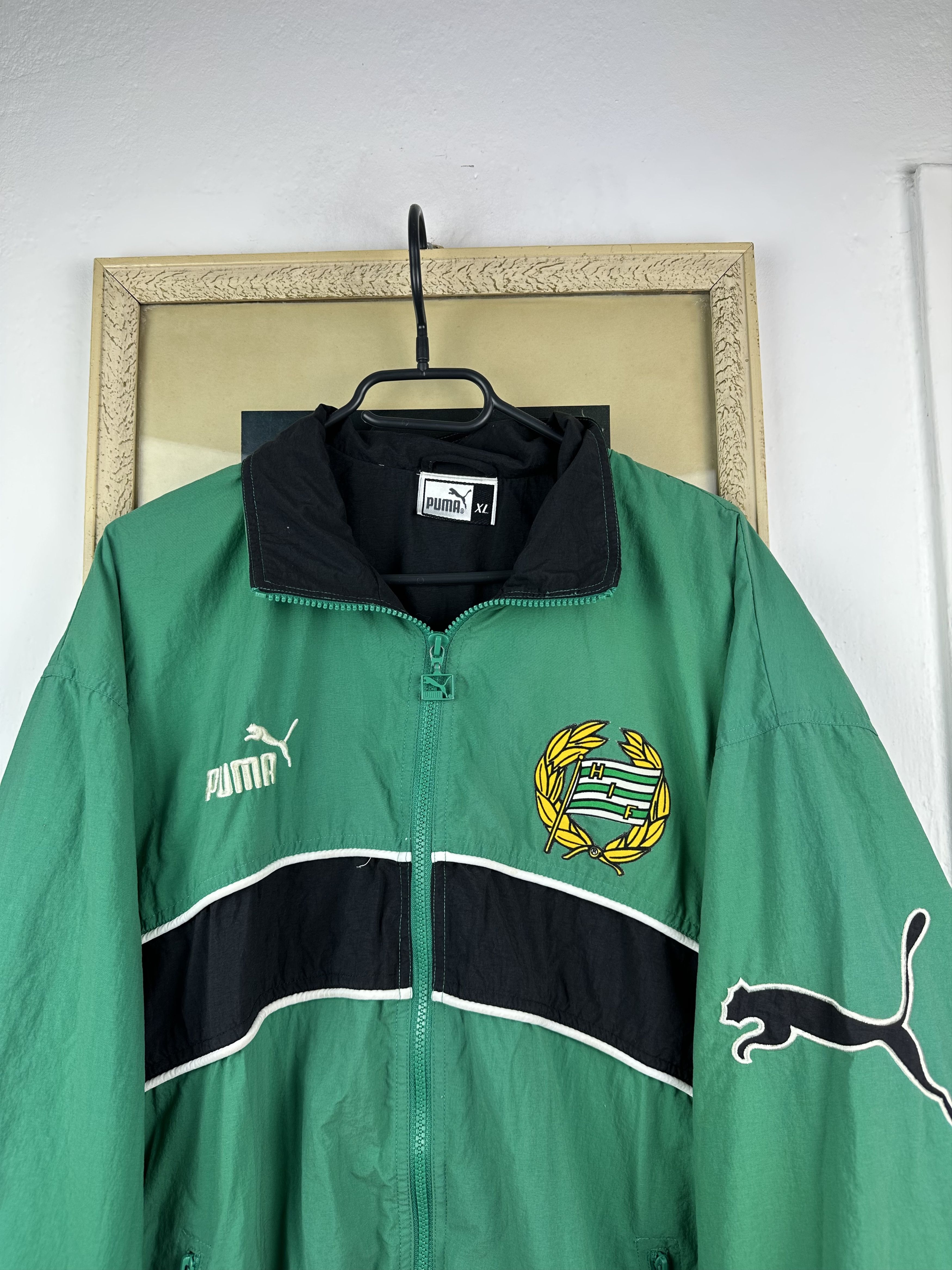 Puma × Vintage Vintage Puma Hammarby Football jacket Track Top Rare Size US XL / EU 56 / 4 - 2 Thumbnail