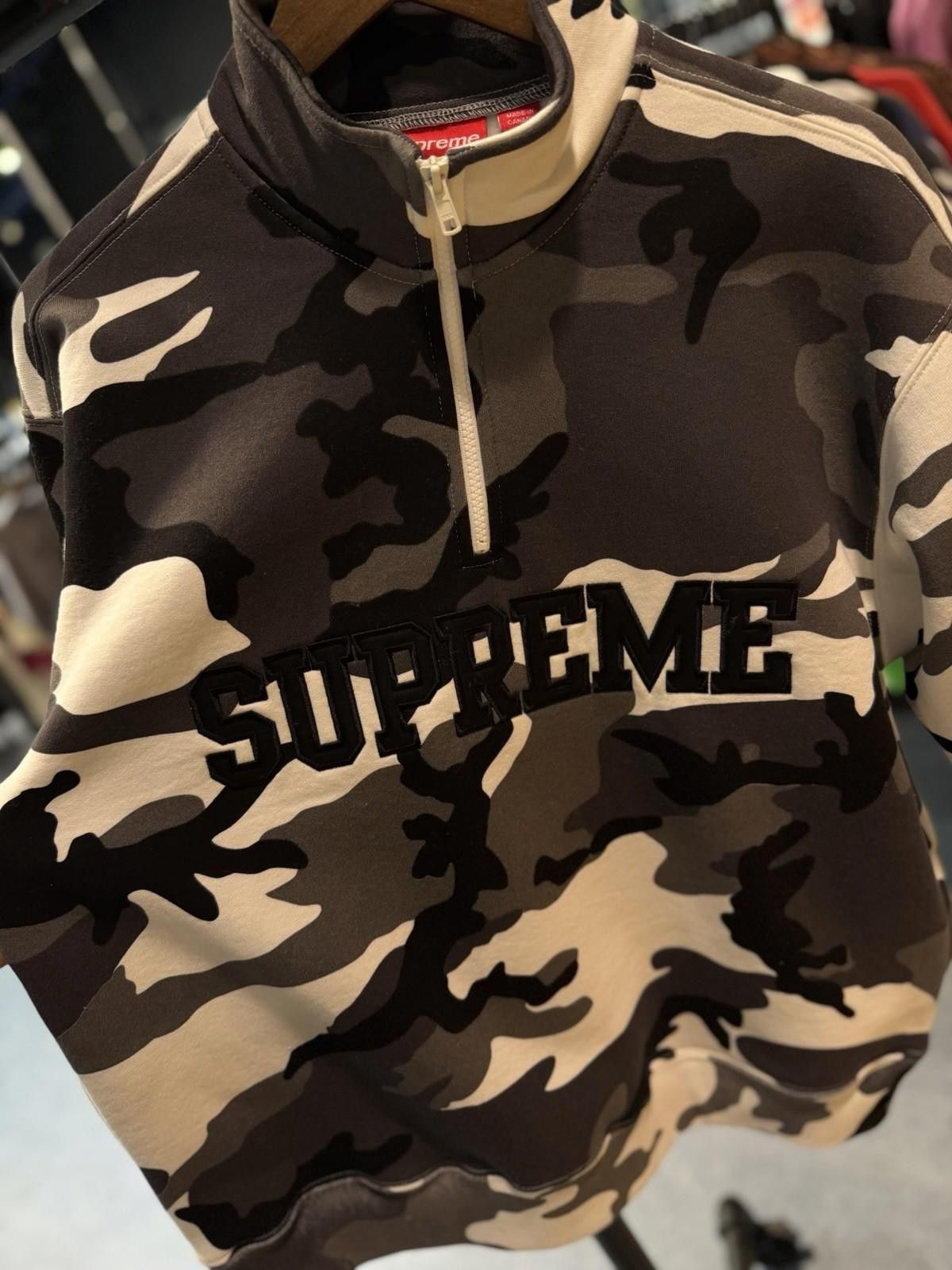 Supreme Supreme Shop Flag Half Zip Pullover Camo London Medium SS26 Size US M / EU 48-50 / 2 - 7 Thumbnail