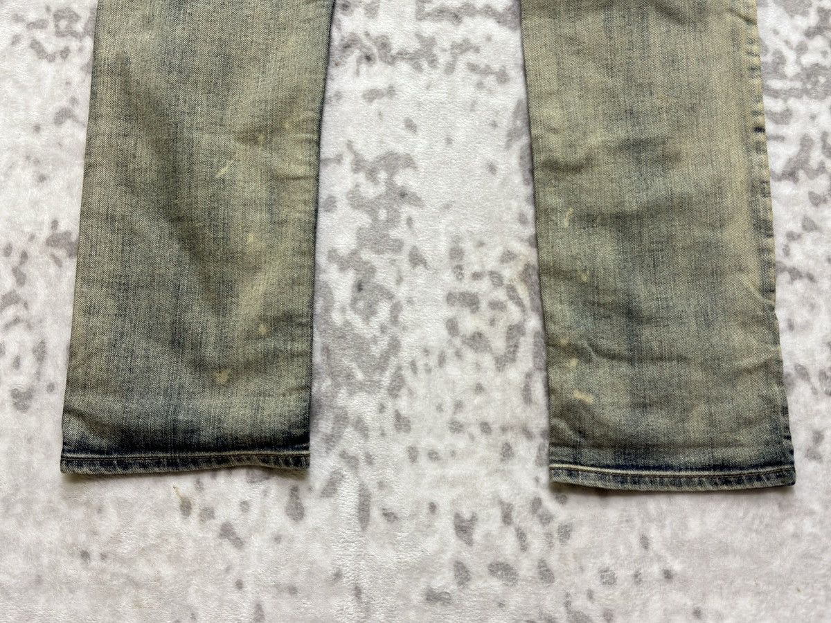 PPFM PPFM Multi Zipper Distressed Mud Wash Denim Jeans Slim Fit Size US 32 / EU 48 - 12 Thumbnail