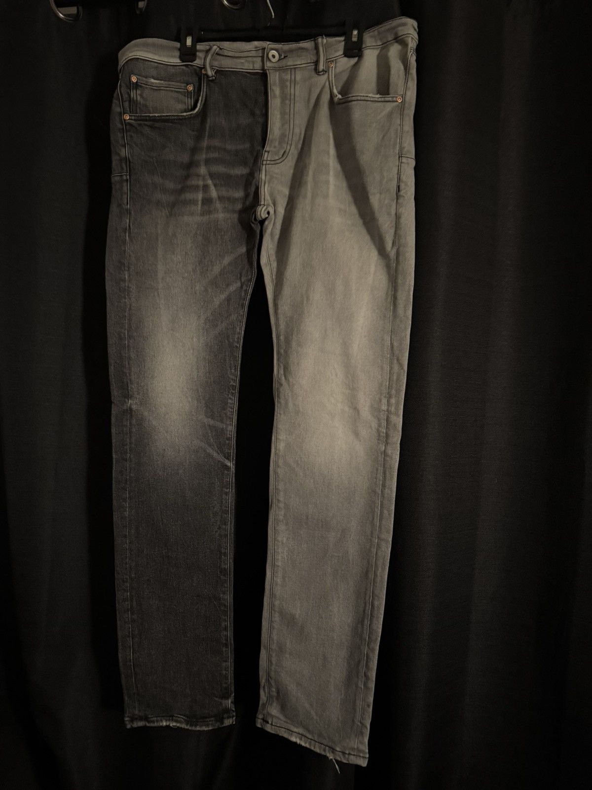 Purple Brand PURPLE BRAND JEANS - P001-TWB / TWO-TONE BLACK Size US 38 / EU 54 - 1 Thumbnail