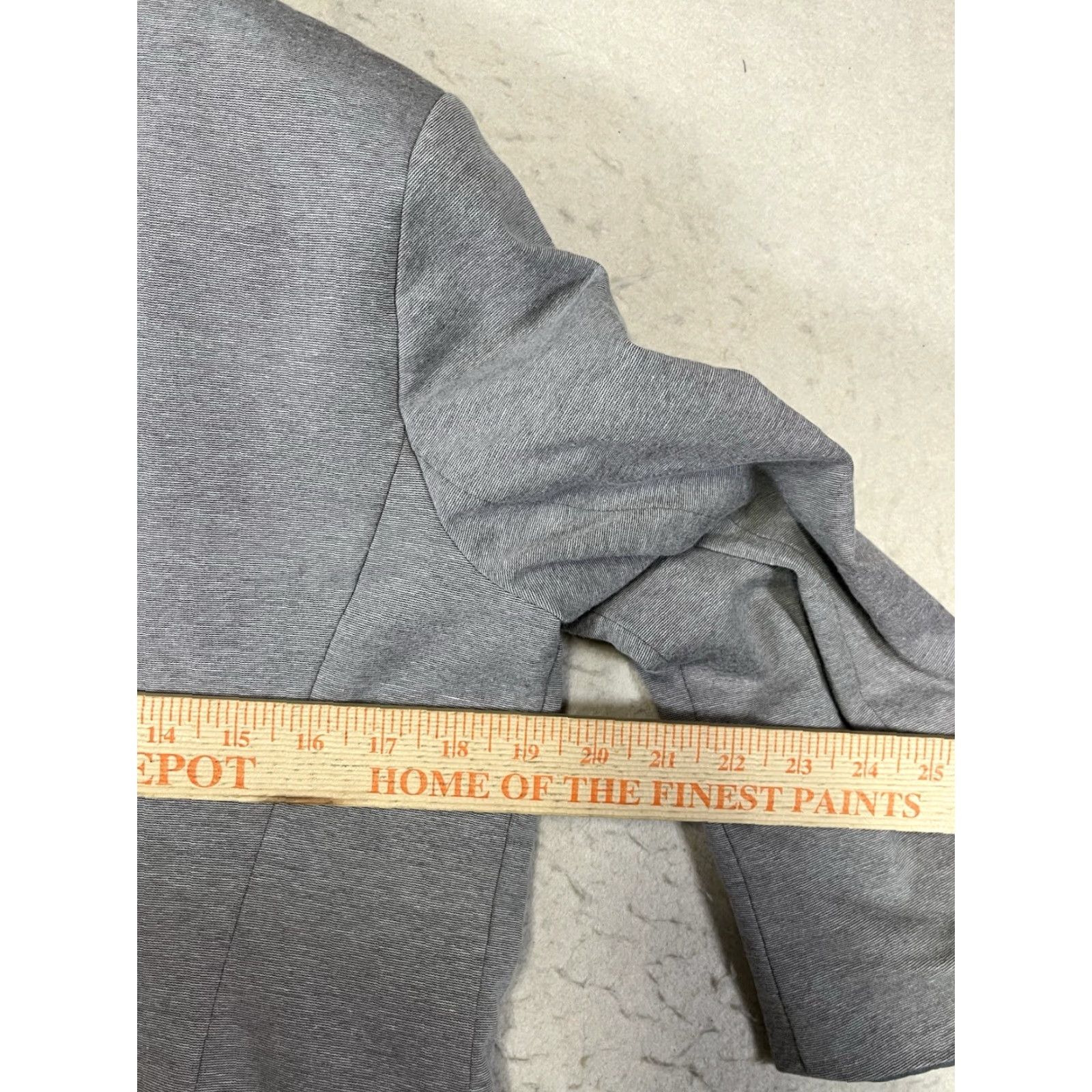Nicole Miller Nicole Miller Grey Blazer M Women’s Cotton Blend Basic Jacket Size M Ladies Regular Gray Size M / US 6-8 / IT 42-44 - 3 Thumbnail